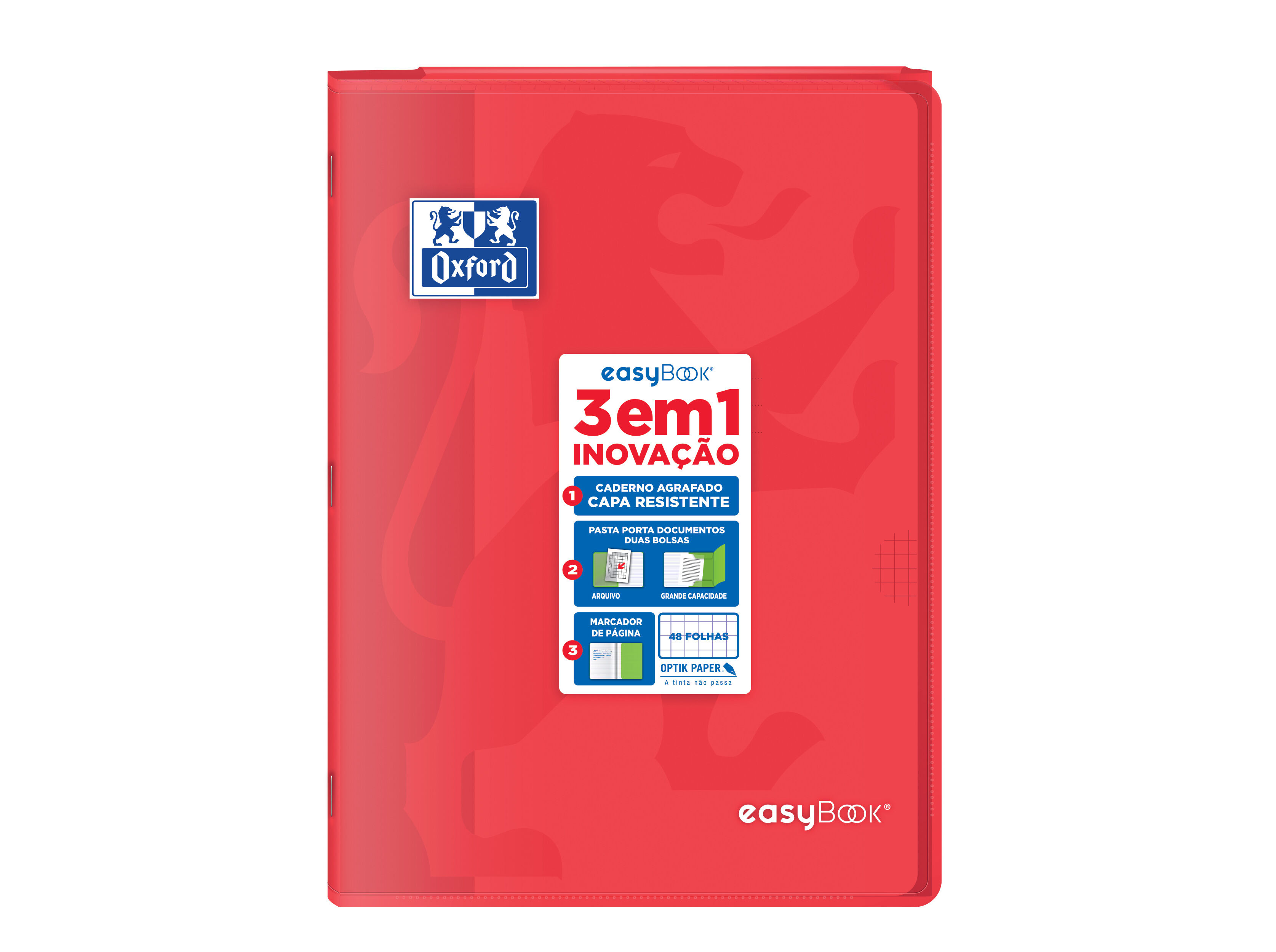 CADERNO AGRAFADO A4 OXFORD EASYBOOK VIVOS QUADRICULADO 48 FOLHAS CORES SORTIDAS image number 8