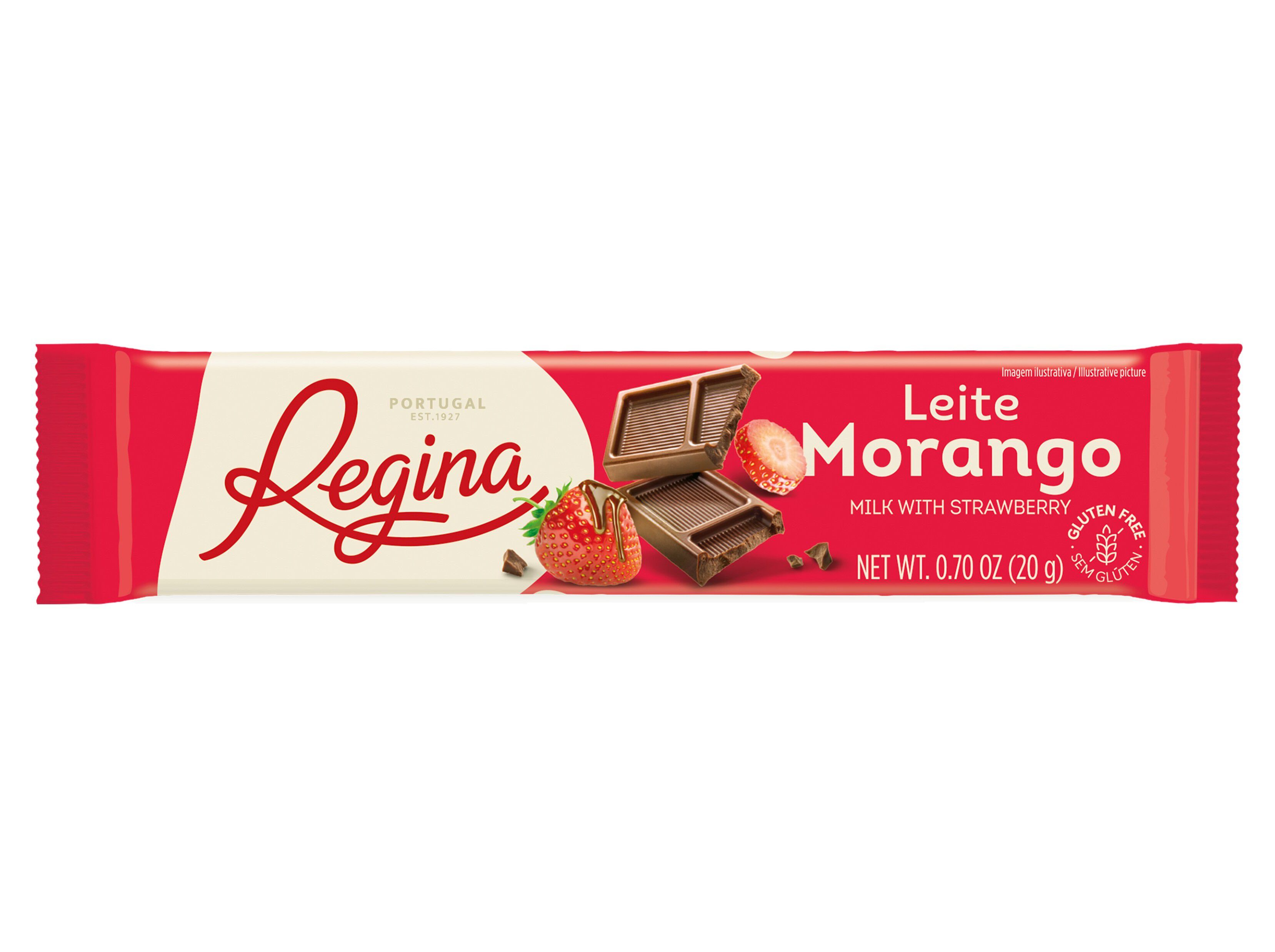 CHOCOLATE LEITE REGINA MORANGO 20 G image number 0