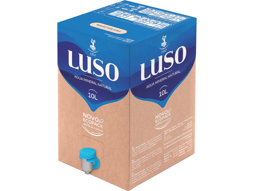 AGUA MINERAL LUSO ECOPACK 10L