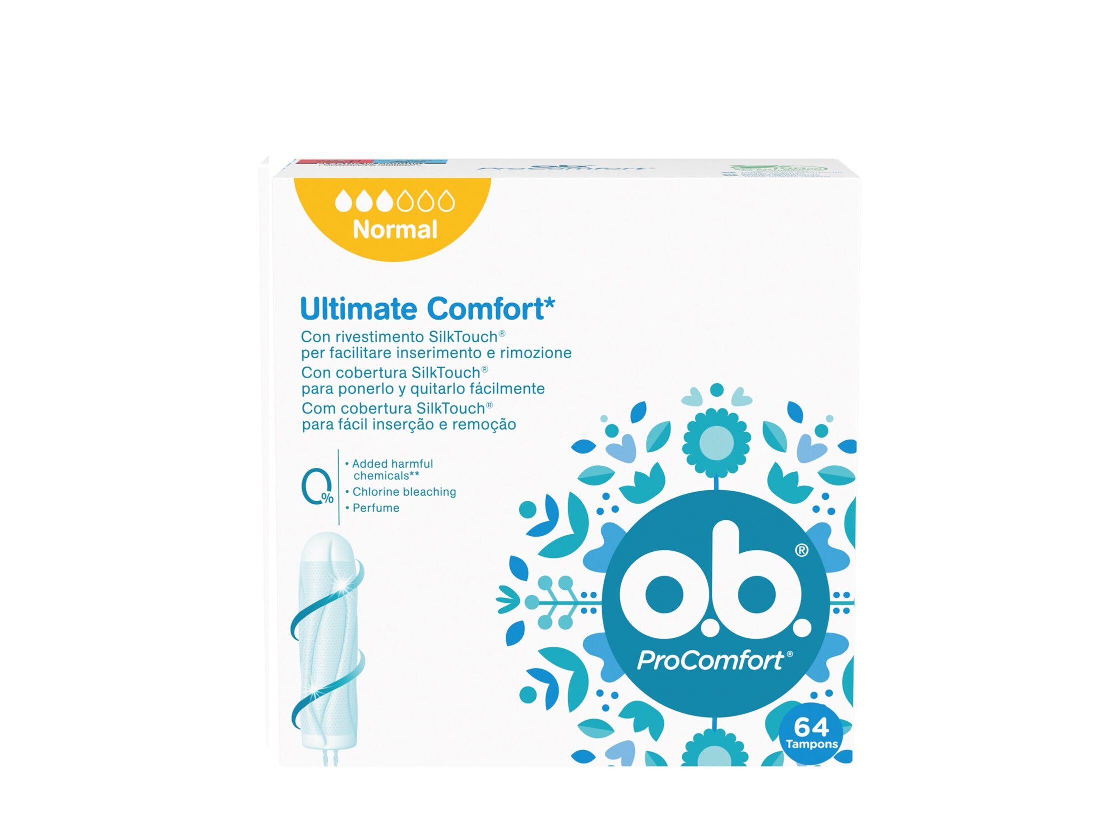 TAMP&Otilde;ES O.B. NORMAL 64UN