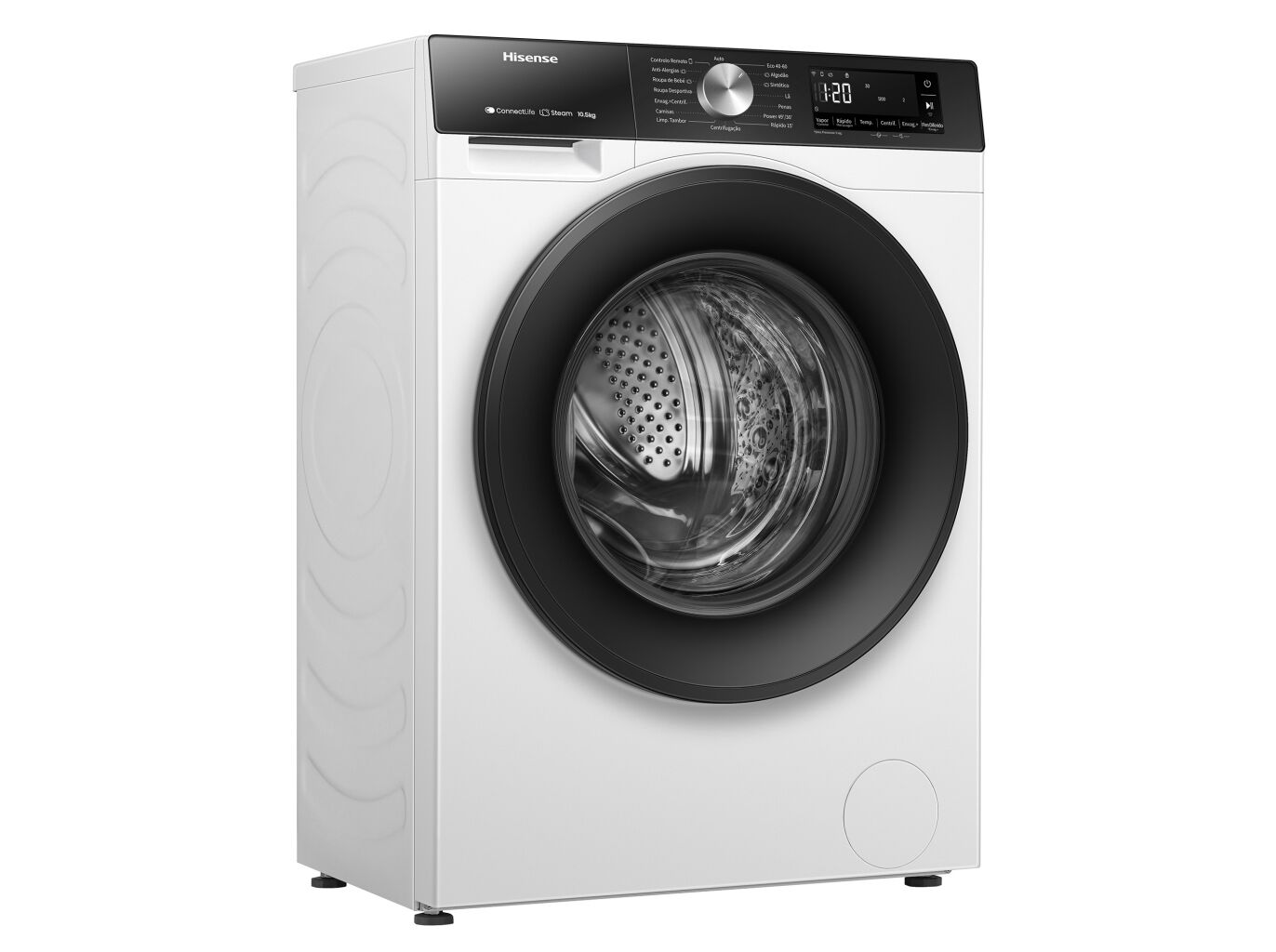 M&Aacute;QUINA LAVAR ROUPA HISENSE WF3S1043BW3 SERIE 3S - BRANCO A 10.5KG image number 3
