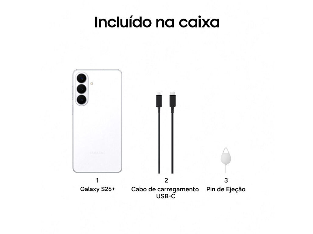 SMARTPHONE SAMSUNG GALAXY S26+ 512GB BRANCO image number 6