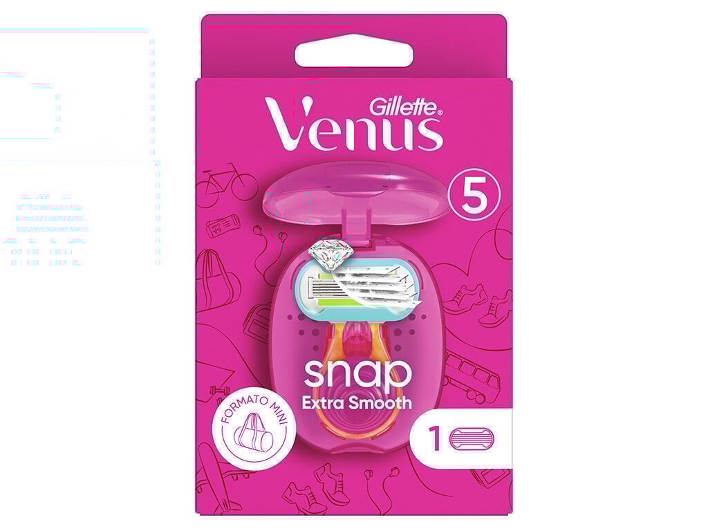 M&aacute;quina Depilat&oacute;ria Snap Extra Smooth Venus 1 un image number 1