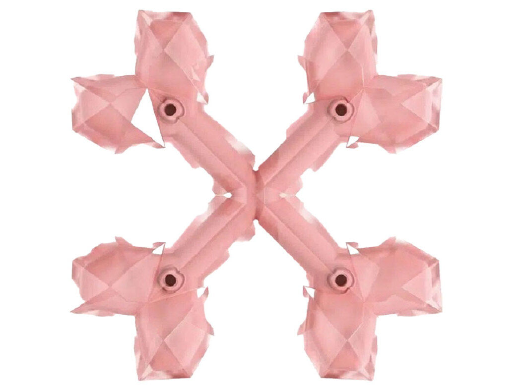 BRINQUEDO PARA C&Atilde;O ZEUS DUO OSSOS CRUZADOS FRANGO 15CM image number 0