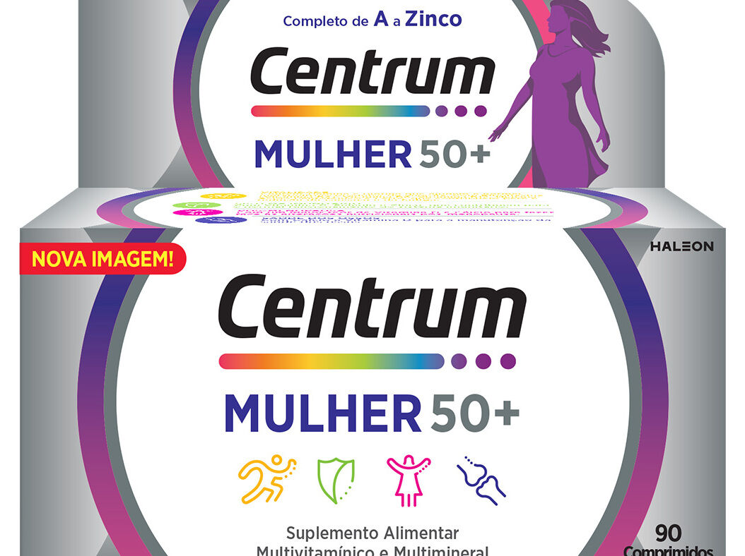 SUPLEMENTO CENTRUM MULHER 50+ 90 COMPRIMIDOS