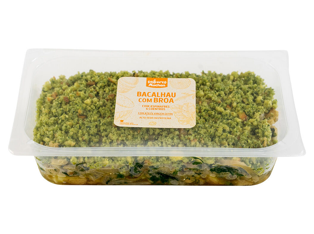 BACALHAU COM BROA SABORES AUCHAN 900 G image number 1