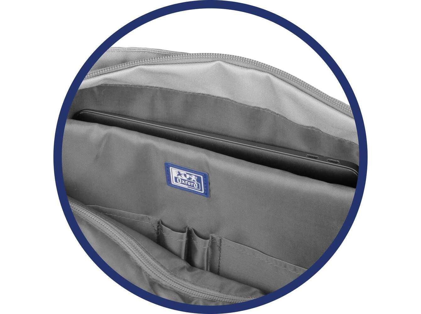 TOTE BAG B-TRENDY OXFORD CINZENTO 31X38X12CM image number 2