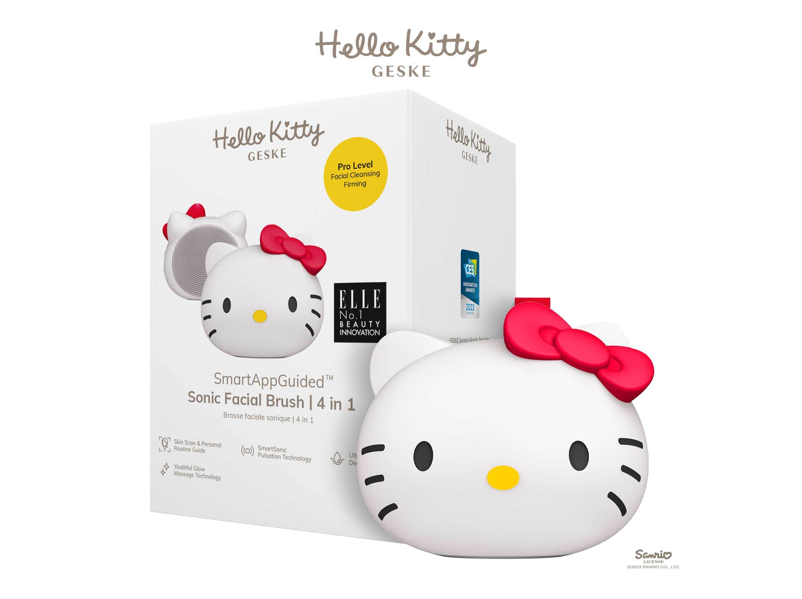 ESCOVA FACIAL GESKE 4EM1 HELLO KITTY