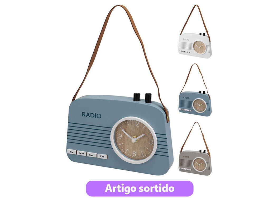 REL&Oacute;GIO R&Aacute;DIO 21.5X3.5X15.5CM CORES SORTIDAS image number 0