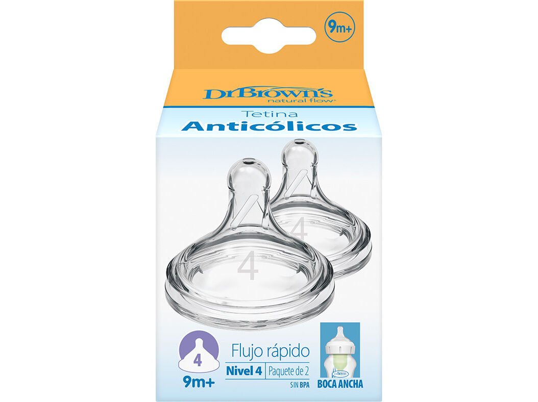 TETINA DR. BROWN'S BOCA LARGA N4 2UN image number 0