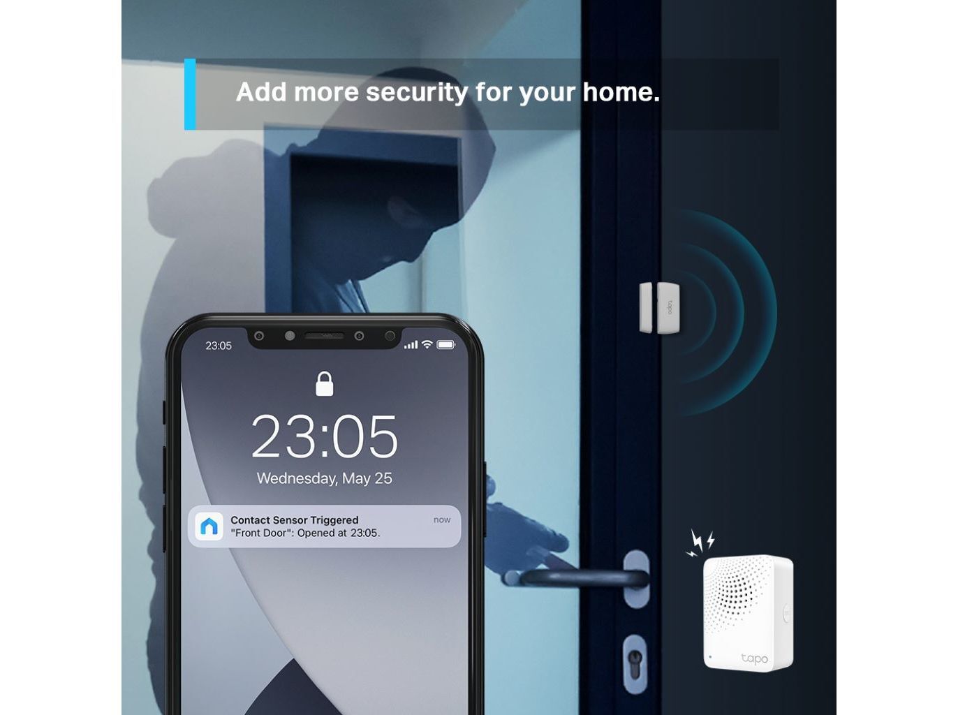 SENSOR PORTAS E JANELAS TP-LINK TAPO T110 BRANCO image number 5