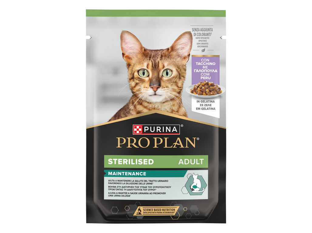 COMIDA H&Uacute;MIDA GATO PRO PLAN ESTERILIZADO PERU 85G image number 1