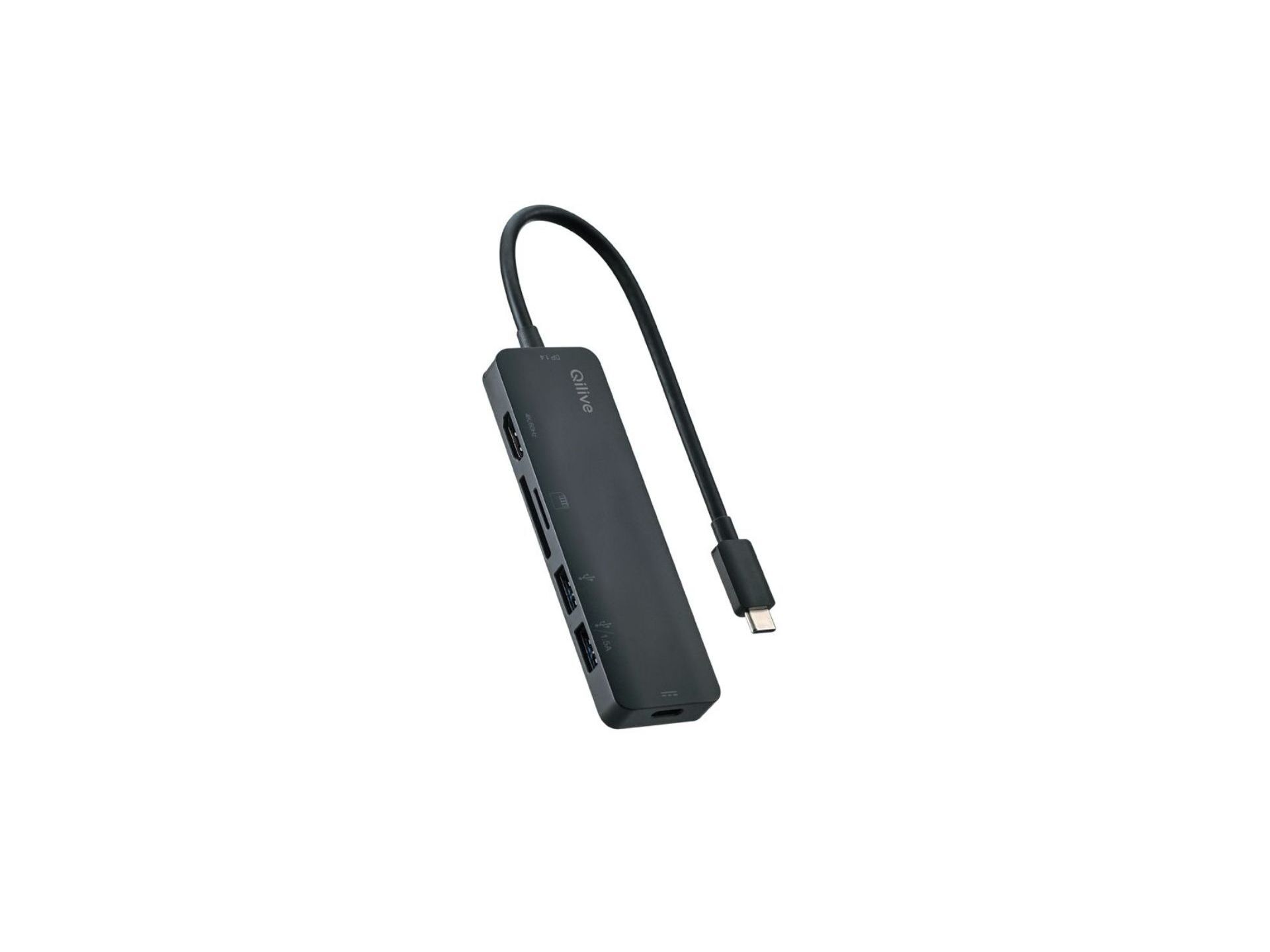 MINI HUB USB-C QILIVE 600192487 6 EM 1 Q.3487