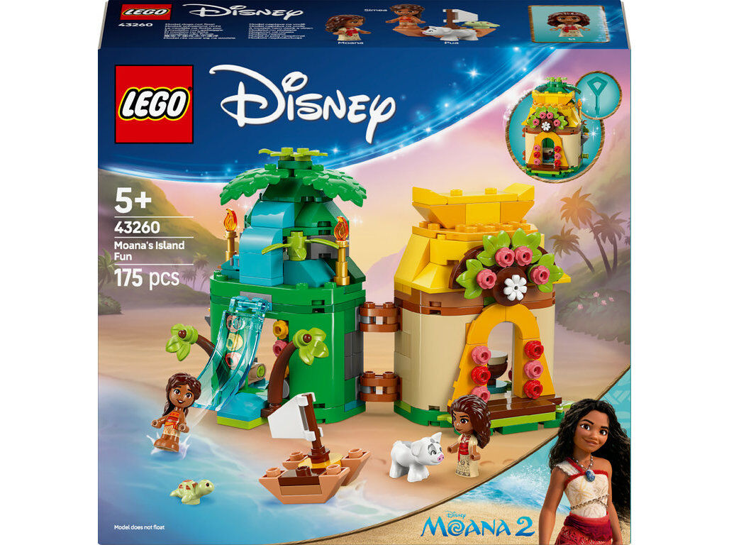DIVERS&Atilde;O NA ILHA DA VAIANA LEGO DISNEY PRINCESAS 43260 image number 0