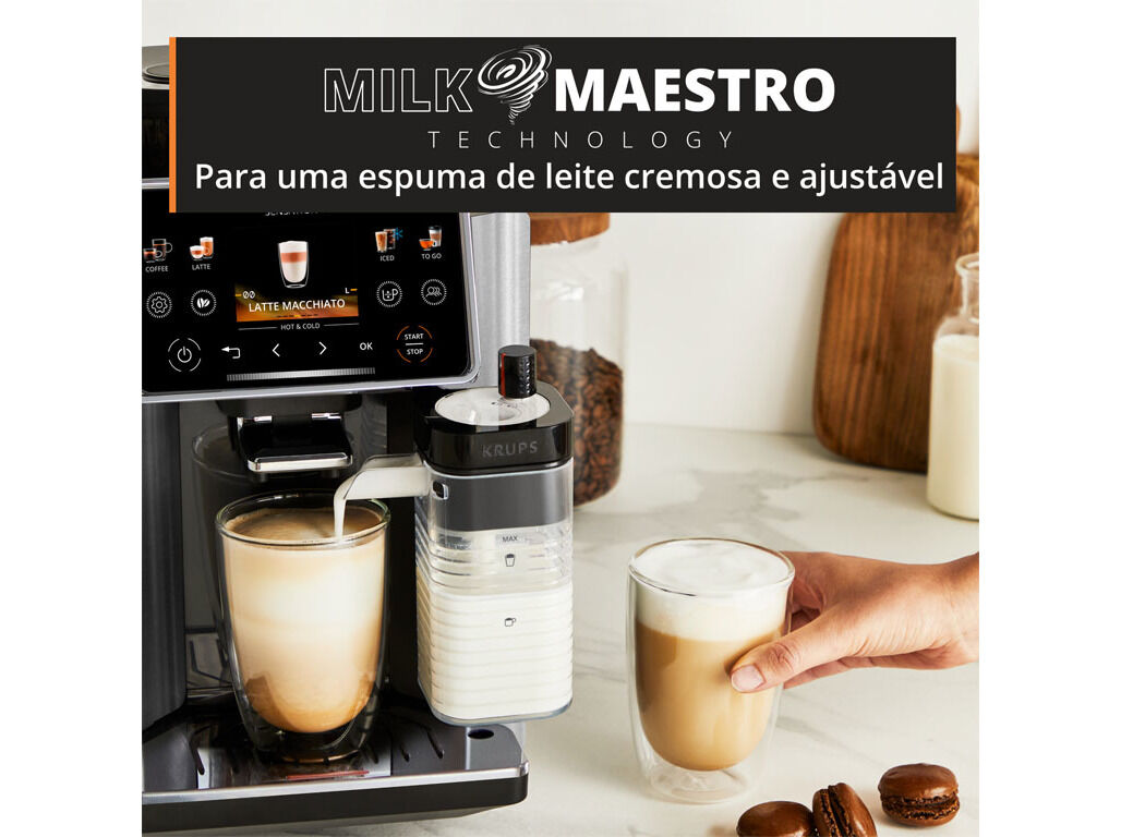 M&Aacute;QUINA CAF&Eacute; EXPRESSO AUTOMATICA KRUPS EA918GE0 SENSATION ELITE image number 3