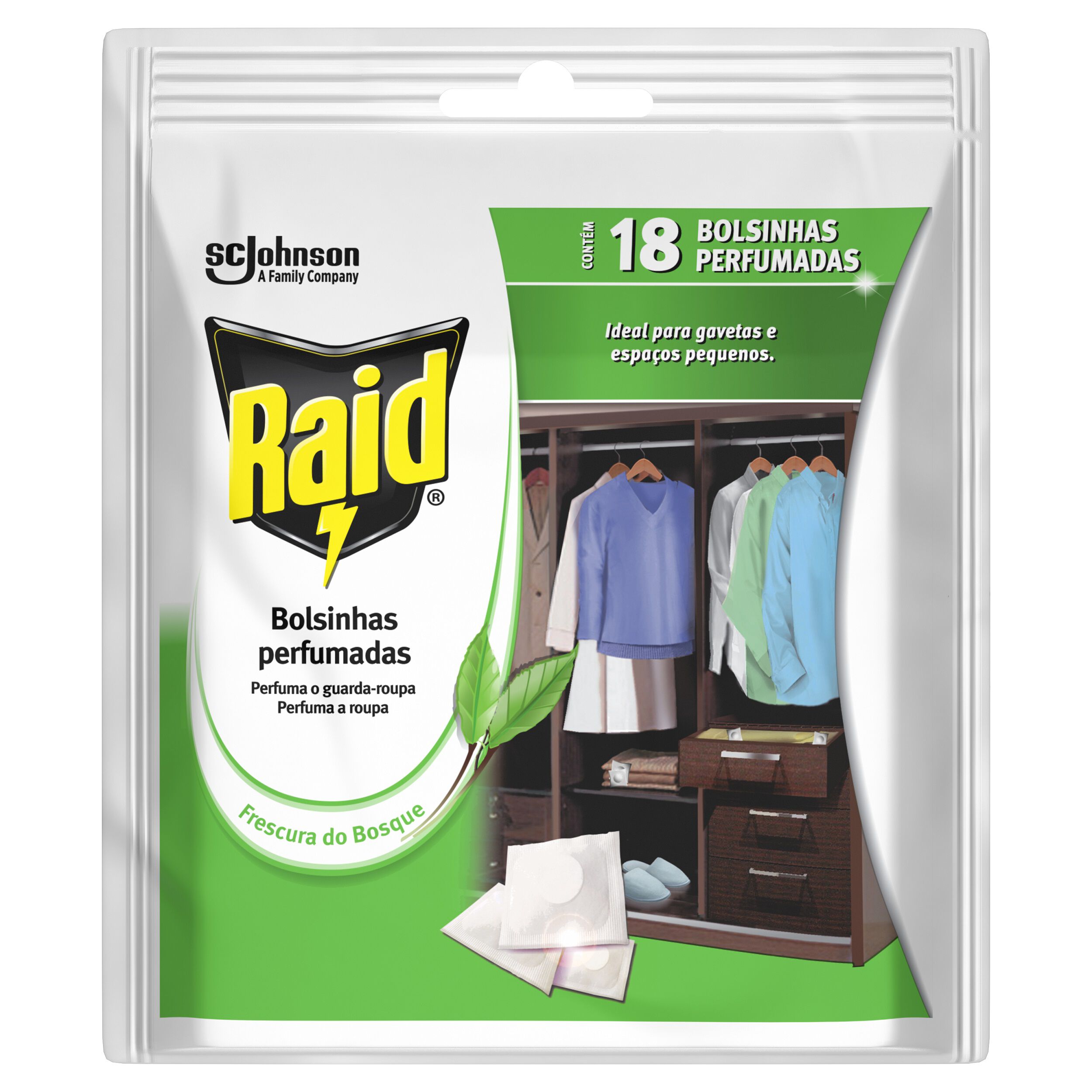 BOLSINHAS PERFUMADAS RAID BOSQUE 18UN