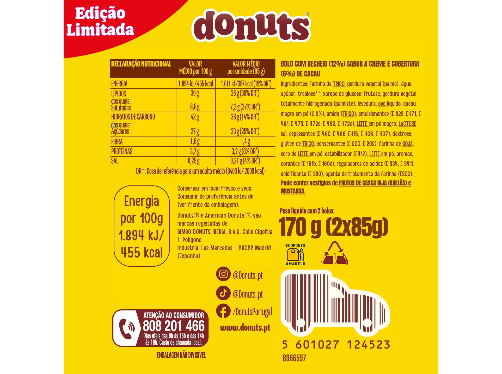 DONUTS DONUTS AMERICANO 2X85G image number 1