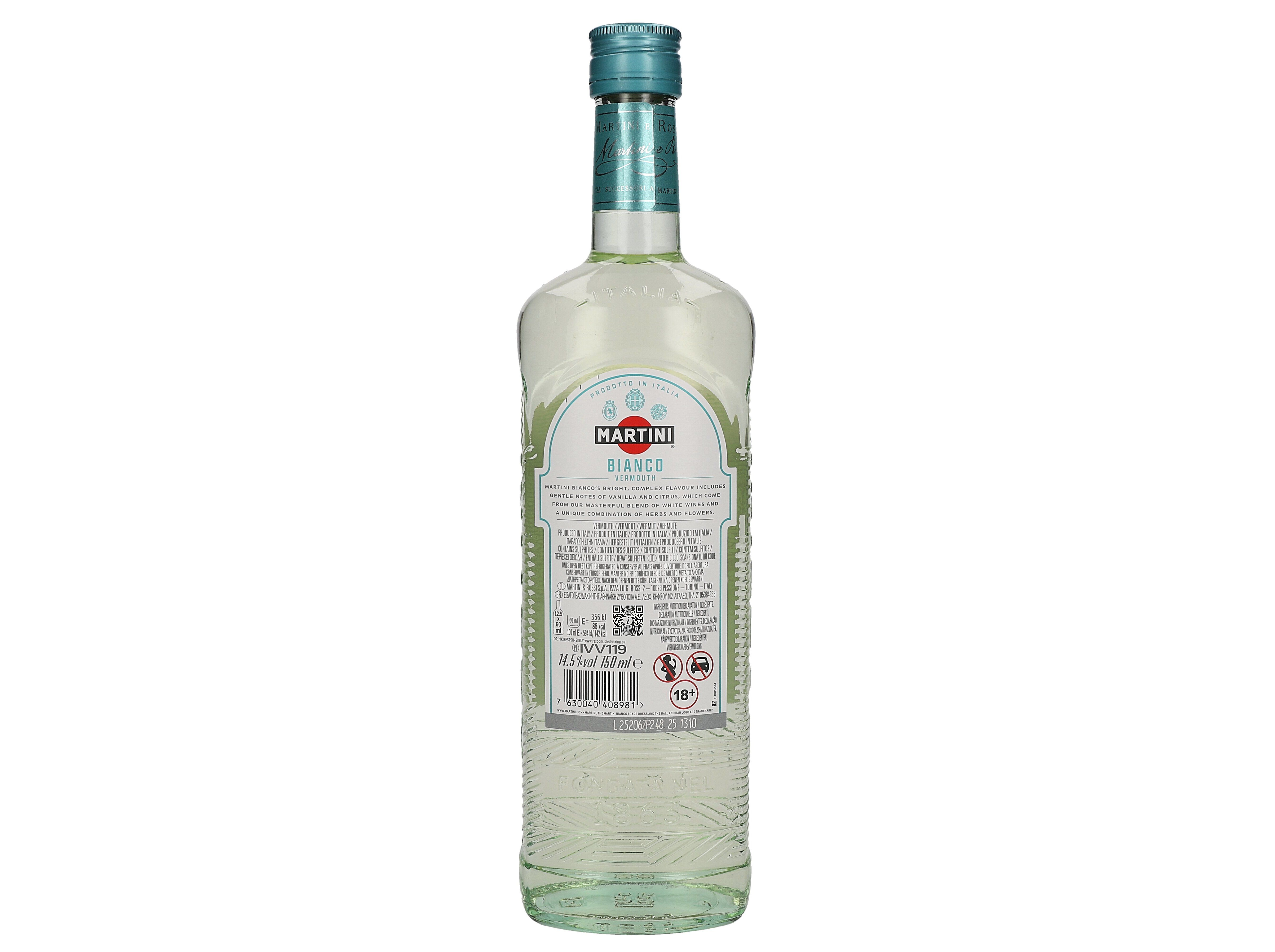 VERMUTE MARTINI BIANCO 0.75L image number 1