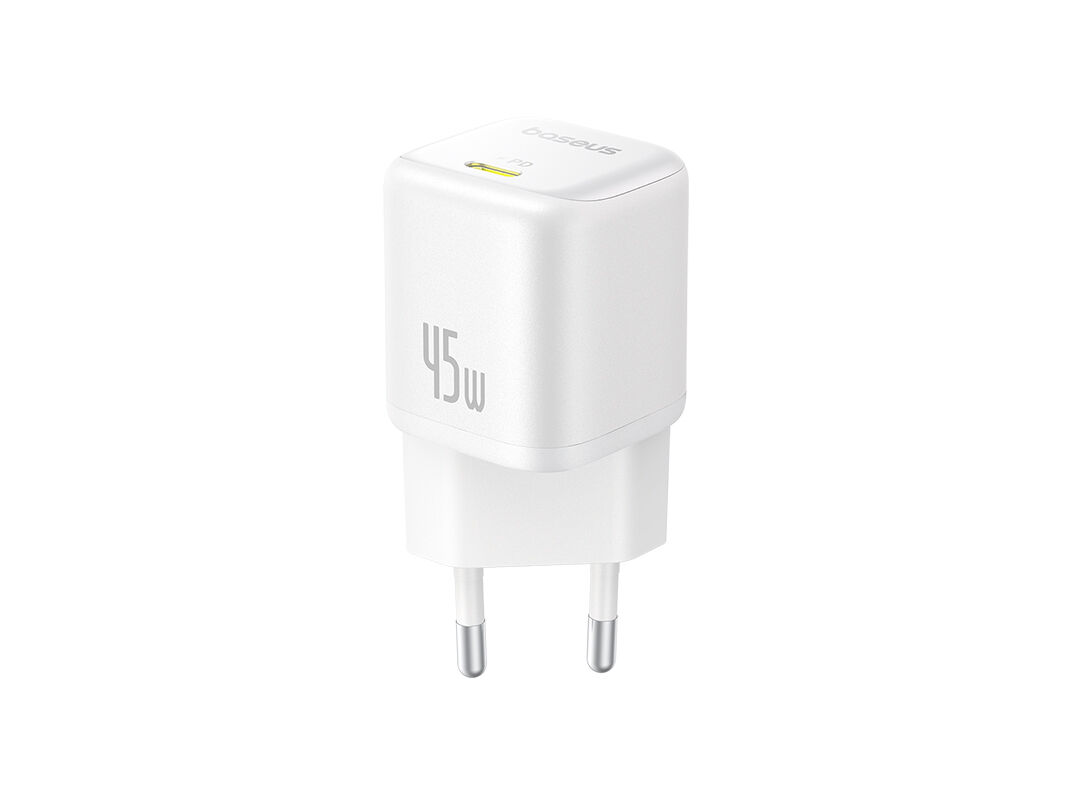 CARREGADOR BASEUS MOON WHITE PICOGO USB-C 45W image number 4