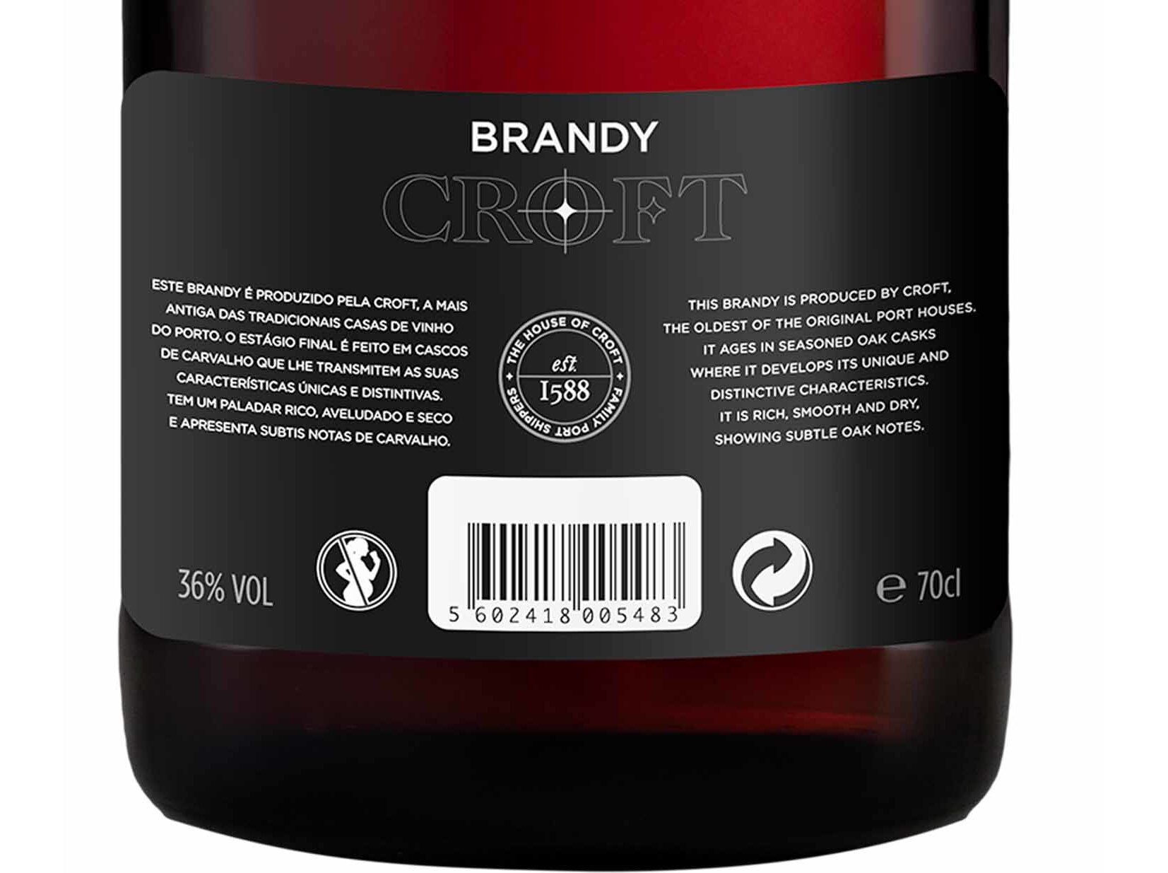 BRANDY CROFT 0.70L image number 1