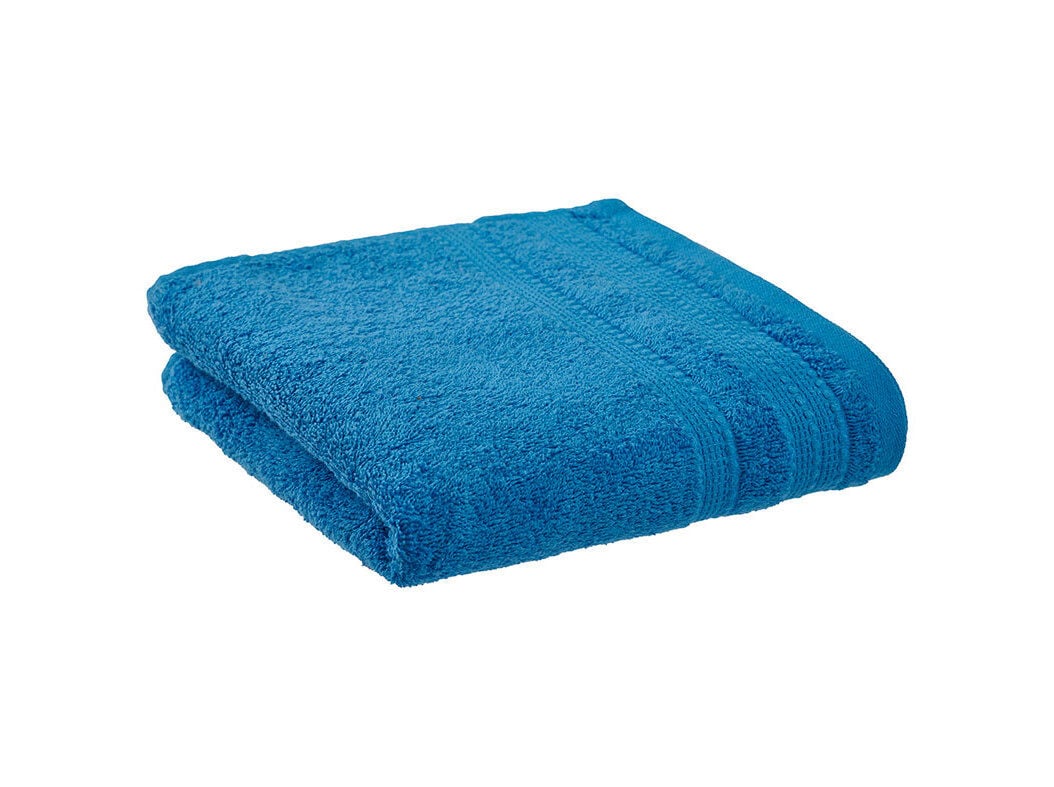 TOALHA M&Atilde;OS COM BARRA ACTUEL AZUL&Atilde;O 450G 50X90CM