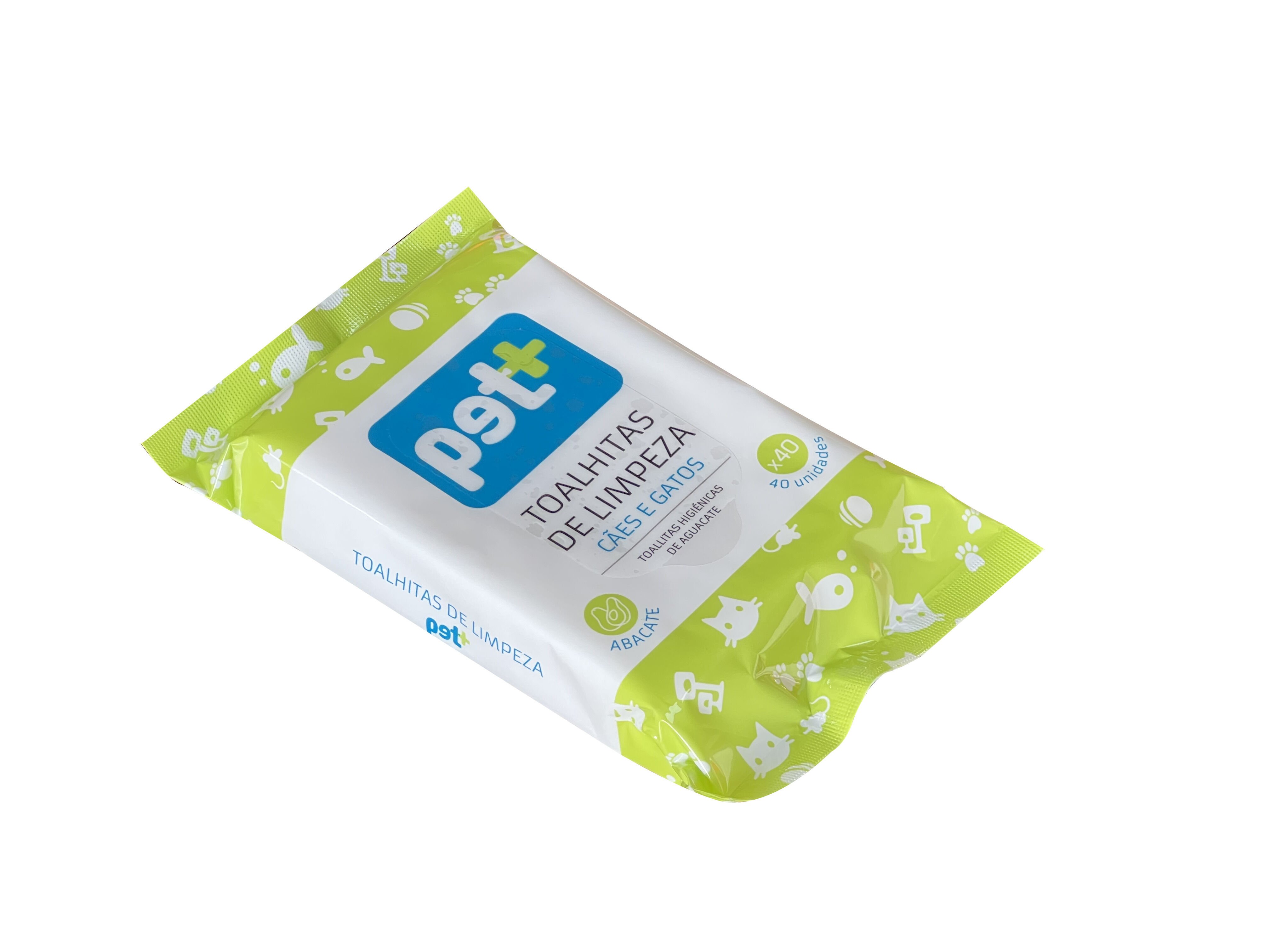 TOALHITAS PARA ANIMAIS PET+ ABACATE 40UN image number 1