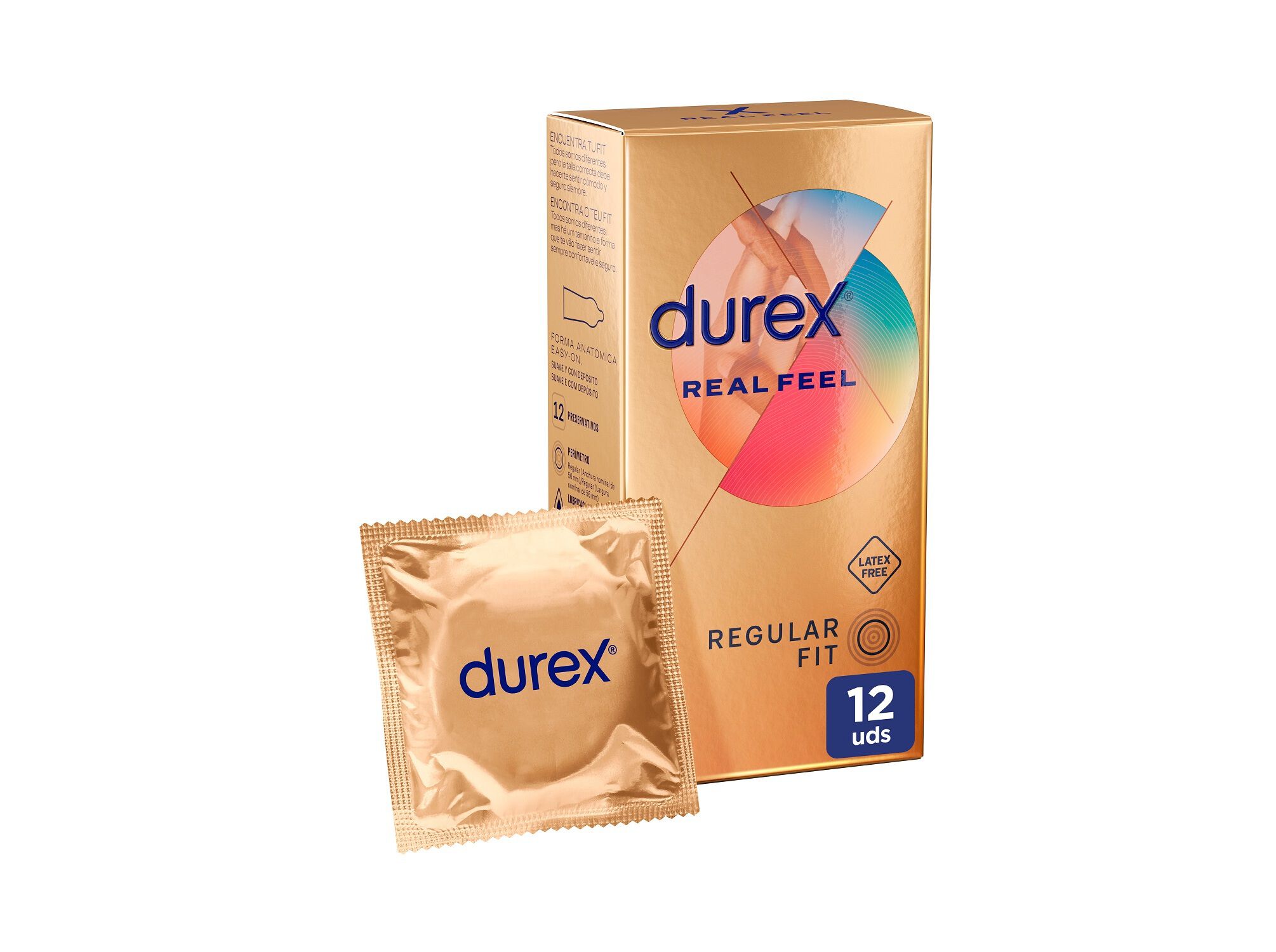 PRESERVATIVOS DUREX REAL FEEL 12UN