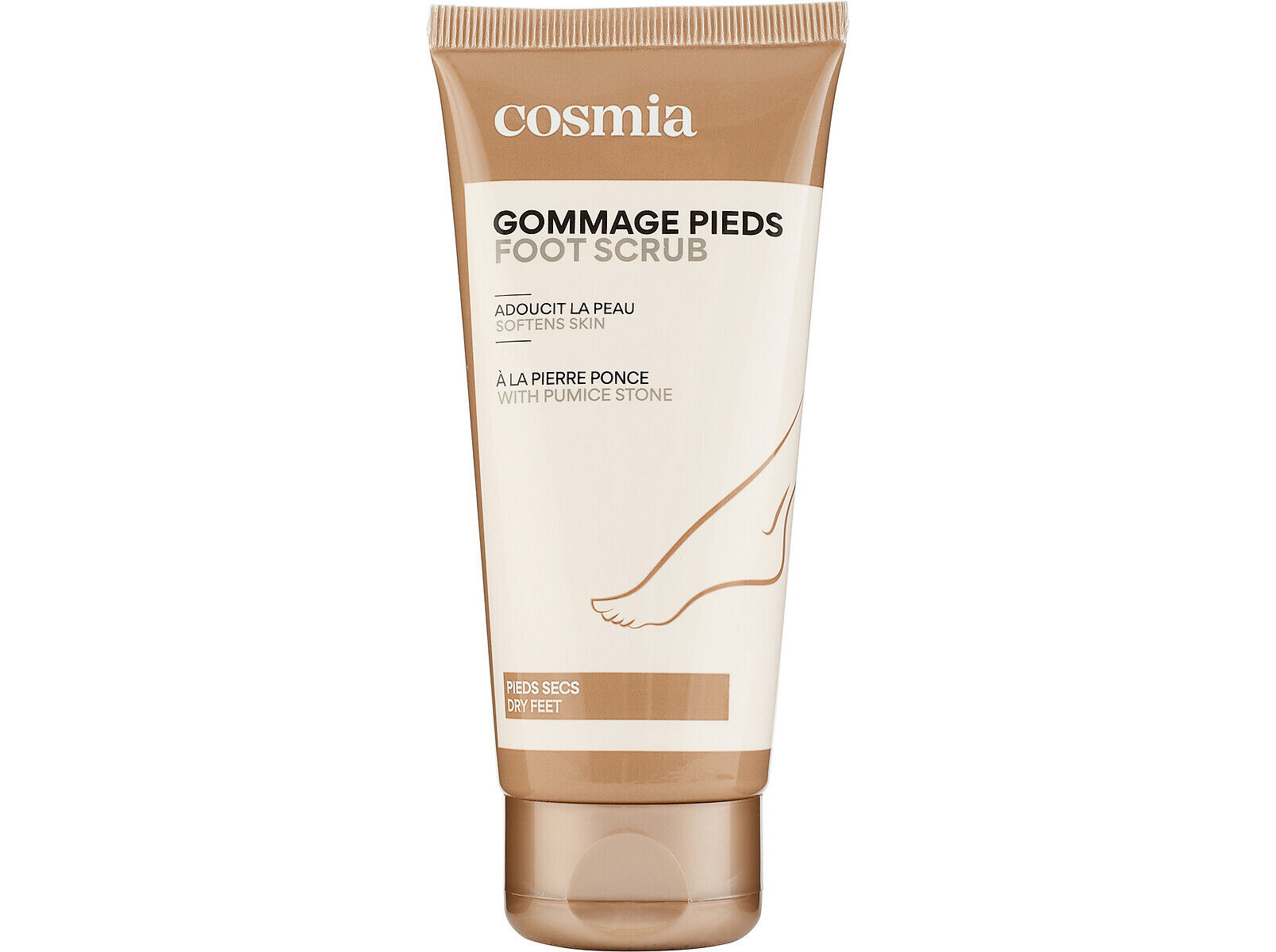 ESFOLIANTE COSMIA P&Eacute;S SECOS 100ML image number 0