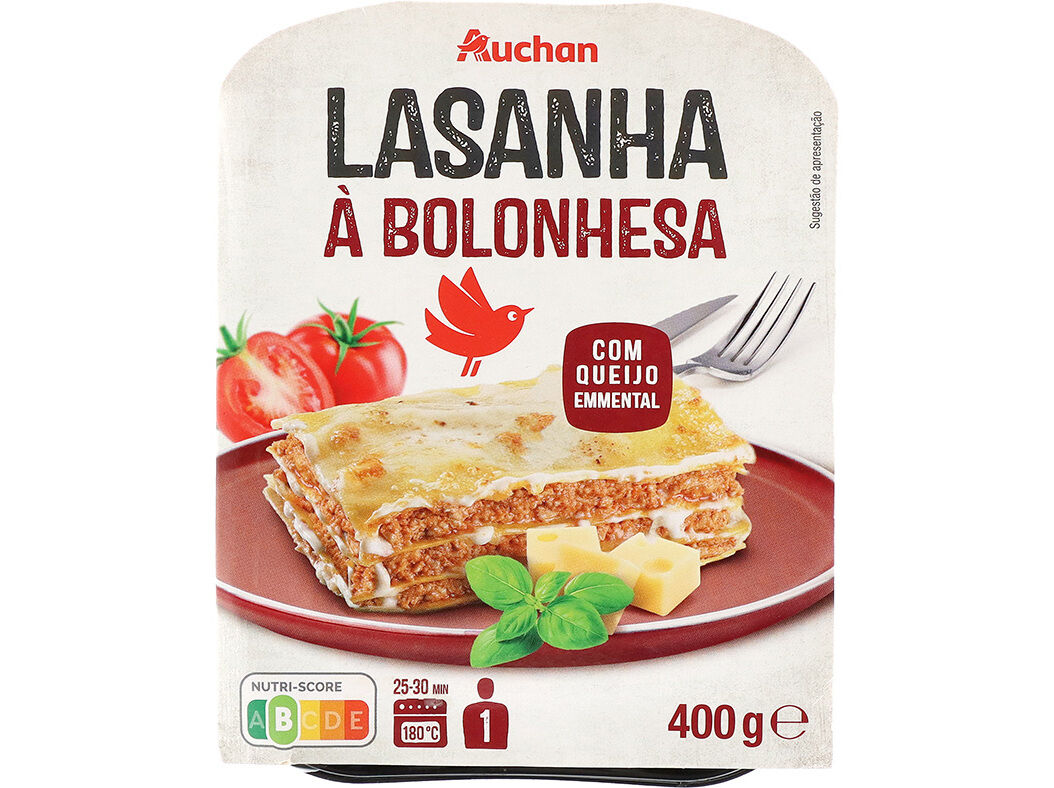 LASANHA &Agrave; BOLONHESA AUCHAN 400 G