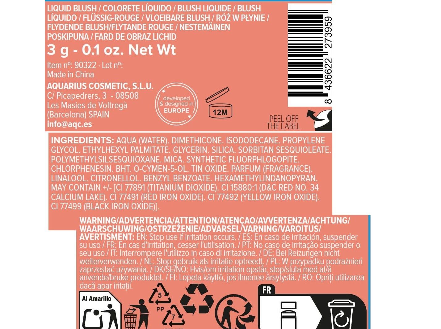 BLUSH L&Iacute;QUIDO MAGIC STUDIO LOVE VIBES 1 UN image number 3