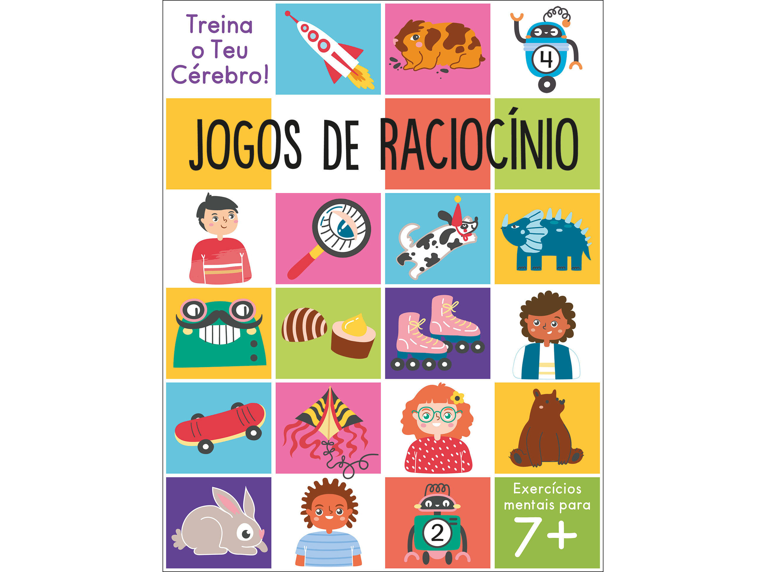 LIVRO TREINA O TEU C&Eacute;REBRO! JOGOS DE RACIOC&Iacute;NIO image number 0