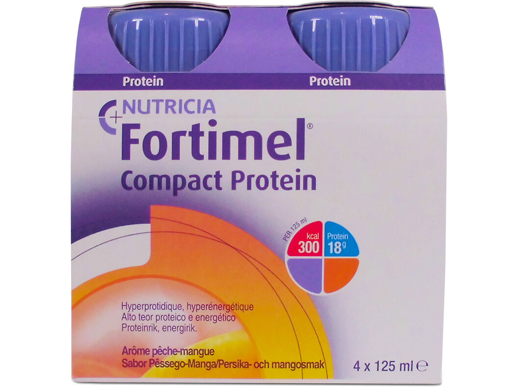 SUPLEMENTO FORTIMEL COMPACT PROTEIN P&Eacute;S E M&Atilde;OS 4X125ML image number 0