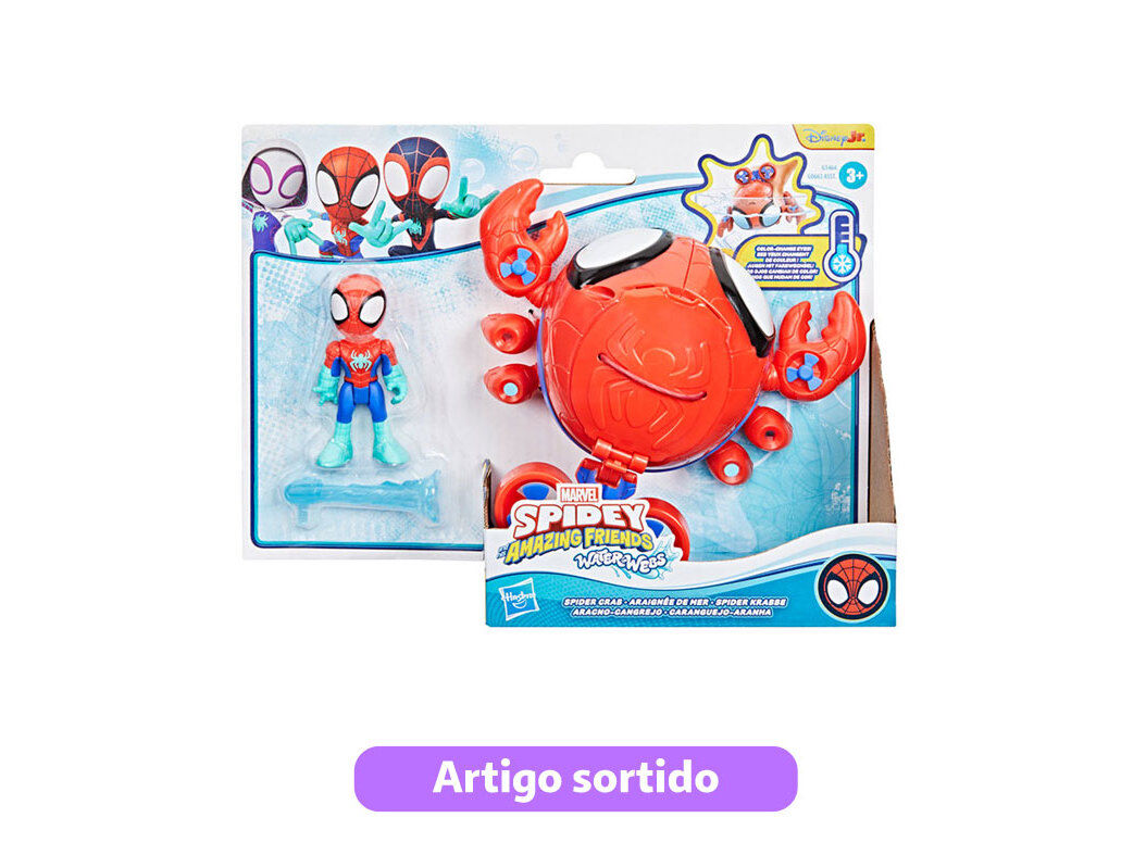 FIGURA E VEICULOS SPIDEY MULTI-CORES MODELOS SORTIDOS image number 0