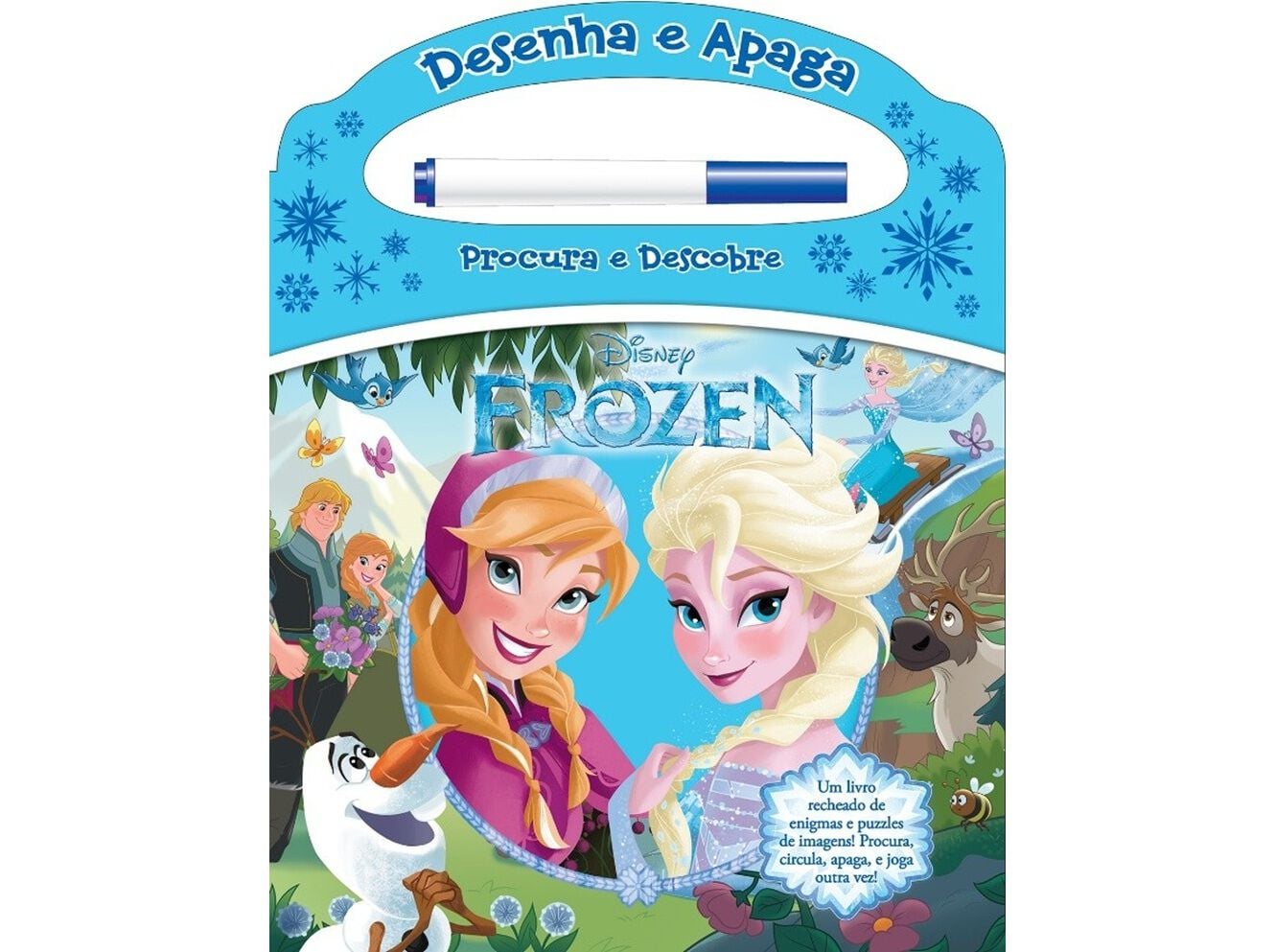 LIVRO FROZEN - DESENHA E APAGA image number 0