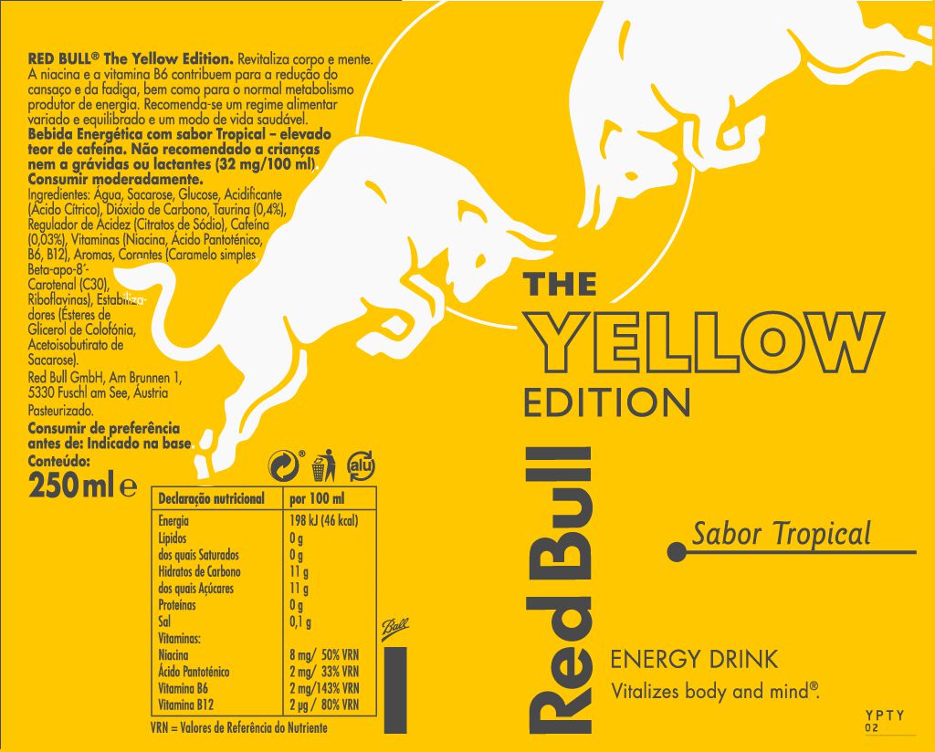BEBIDA ENERG&Eacute;TICA RED BULL TROPICAL EDITION 0.25L image number 1