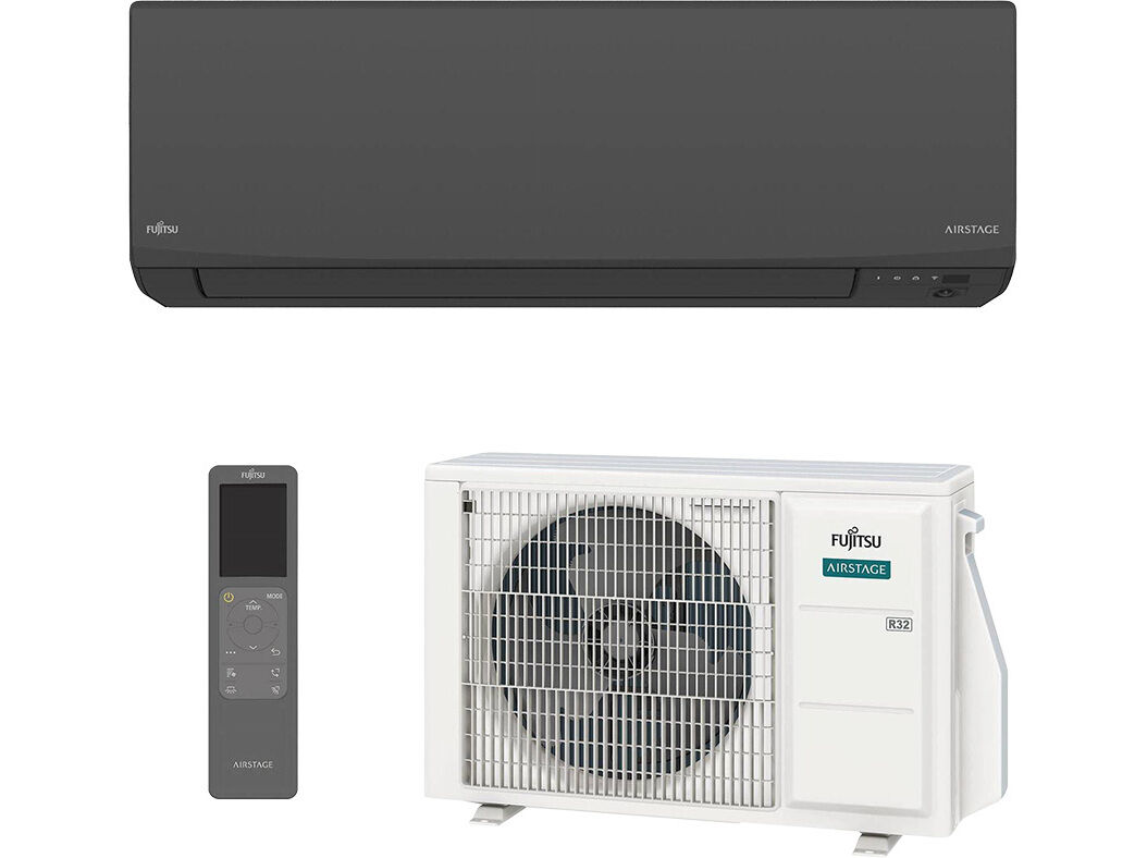 AR CONDICIONADO FIXO FUJITSU ASY35-KJ KJ DESIGN PRETO 12K BTU