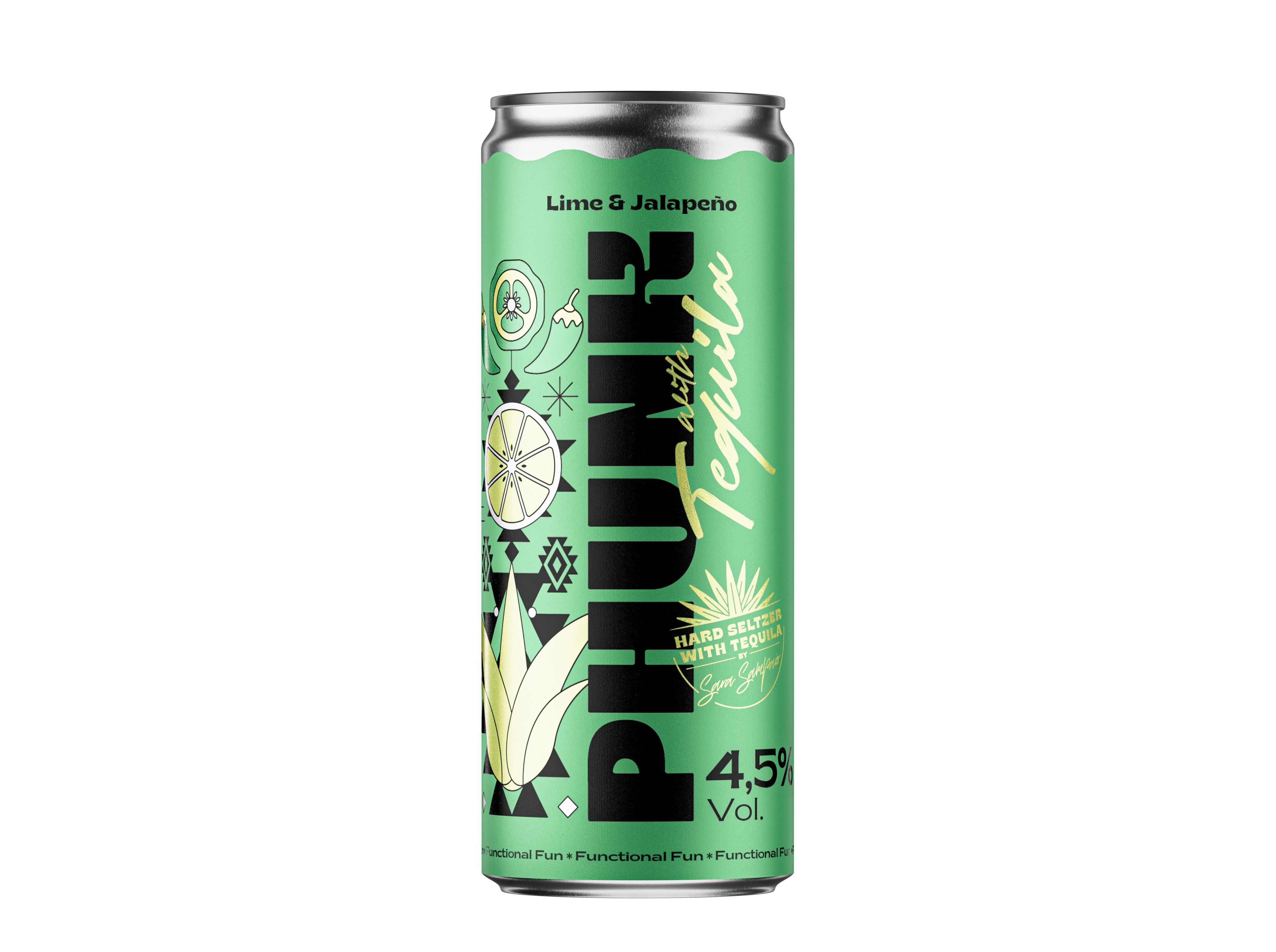 HARD SELTZER PHUNK TEQ LIME & JALAPENO 0.25L image number 0