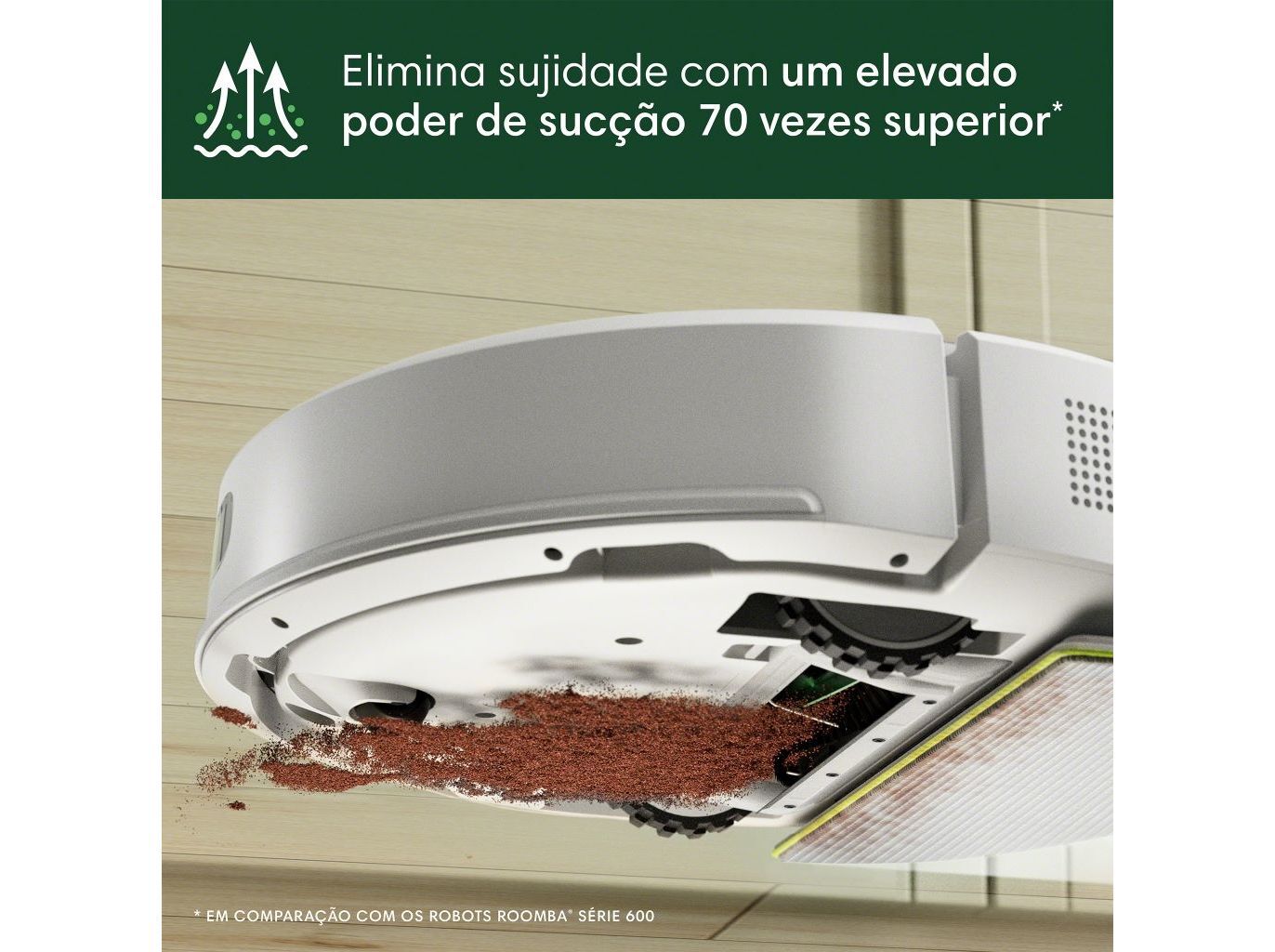 ASPIRADOR ROBOT IROBOT IRY351240 BRANCO 105AE image number 4