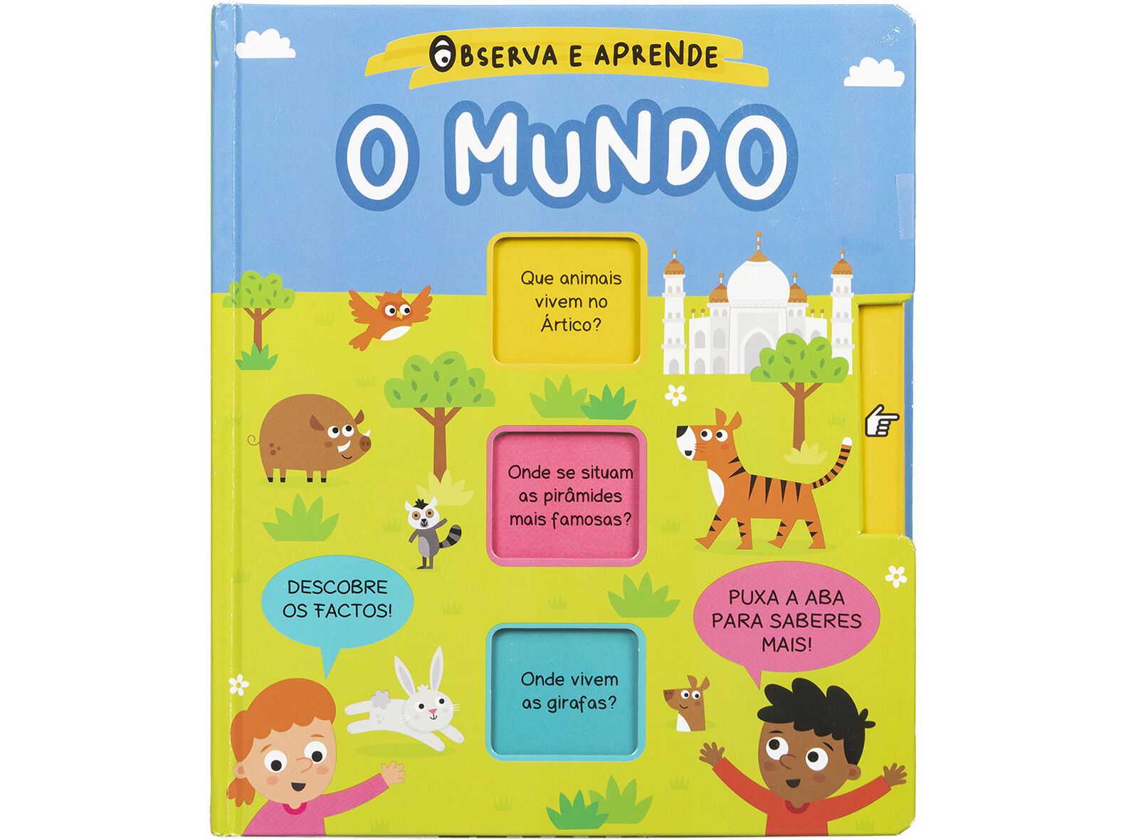 LIVRO OBSERVA E APRENDE O MUNDO PUXA A ABA PARA SABERES MAIS! image number 1