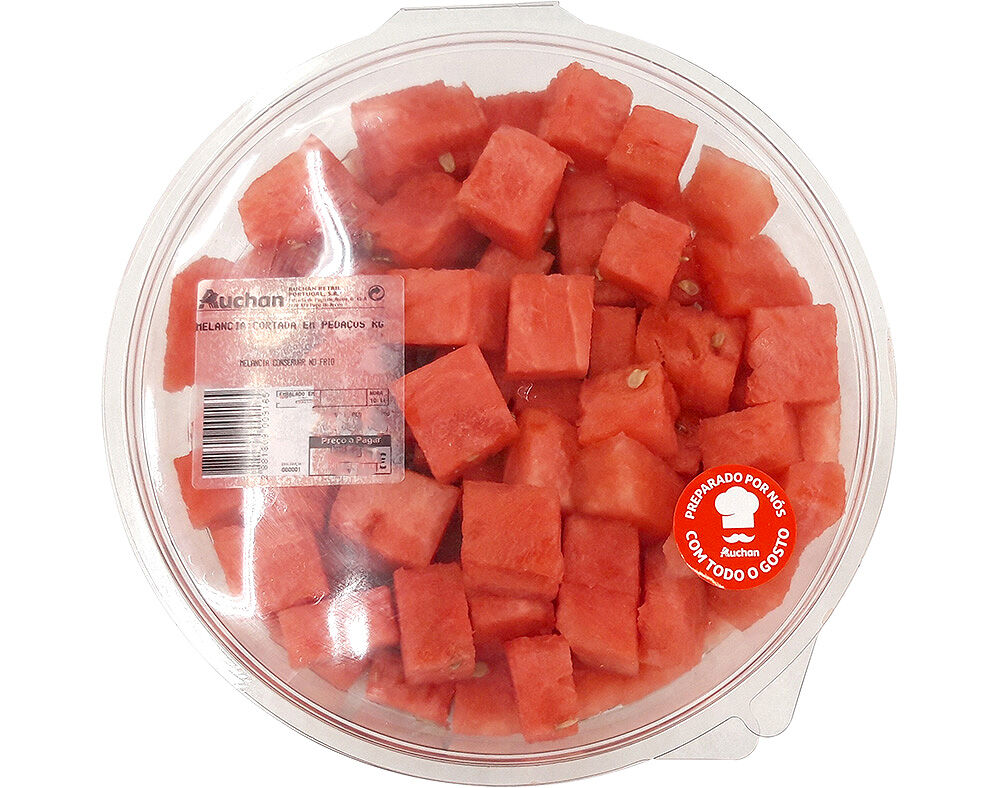 MELANCIA CORTADA EM PEDA&Ccedil;OS FAMILIAR KG