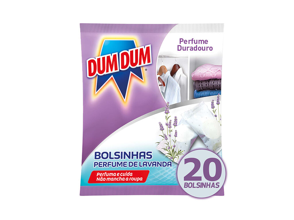 BOLSINHAS PERFUMADAS DUM DUM LAVANDA 20 UN image number 0