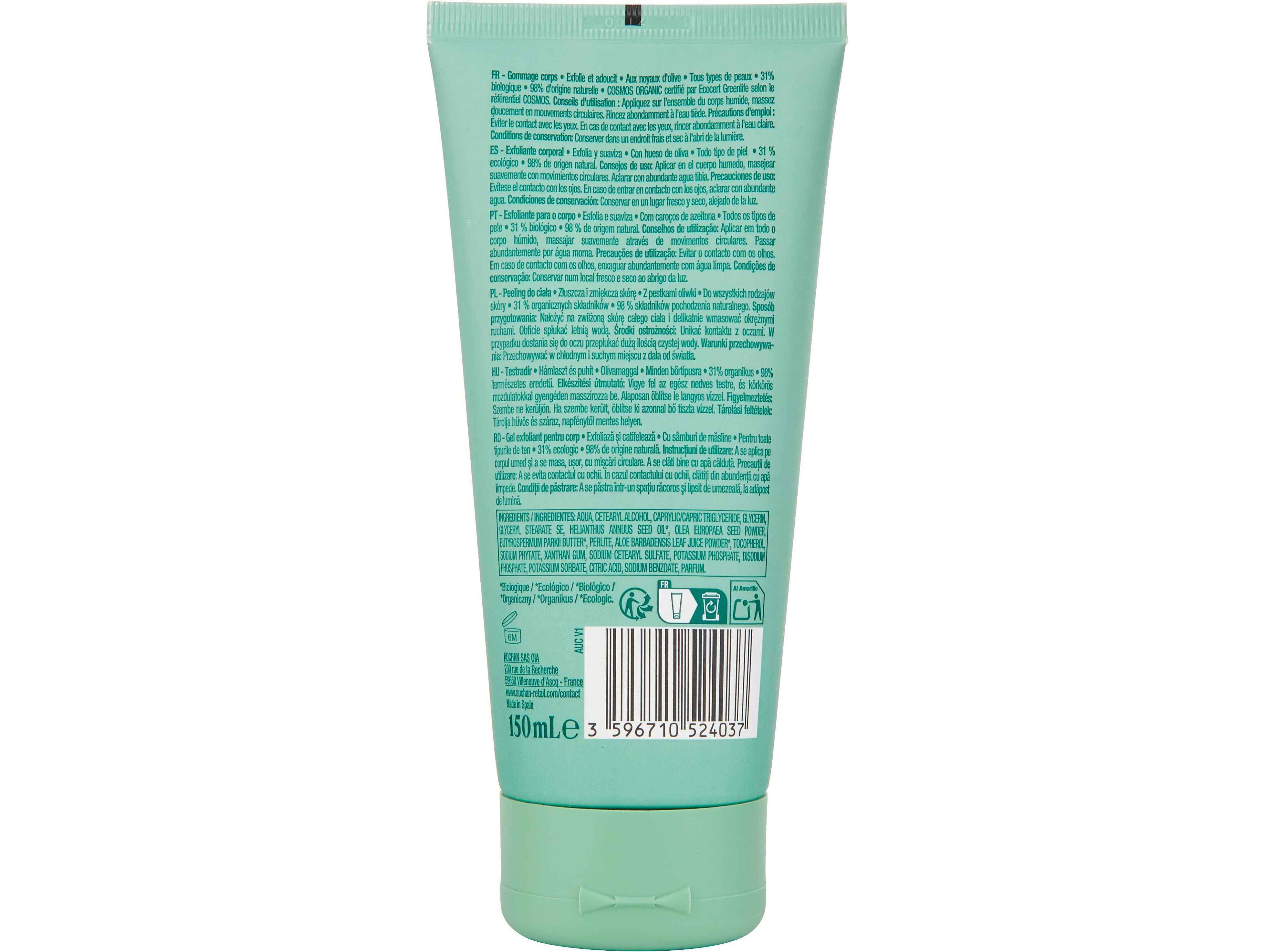 ESFOLIANTE CORPORAL COSMIA BIO ESFOLIA E SUAVIZA 150ML image number 1