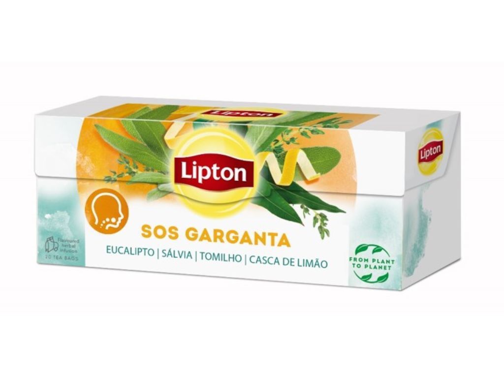 INFUS&Atilde;O LIPTON SOS GARGANTA 20 SAQUETAS