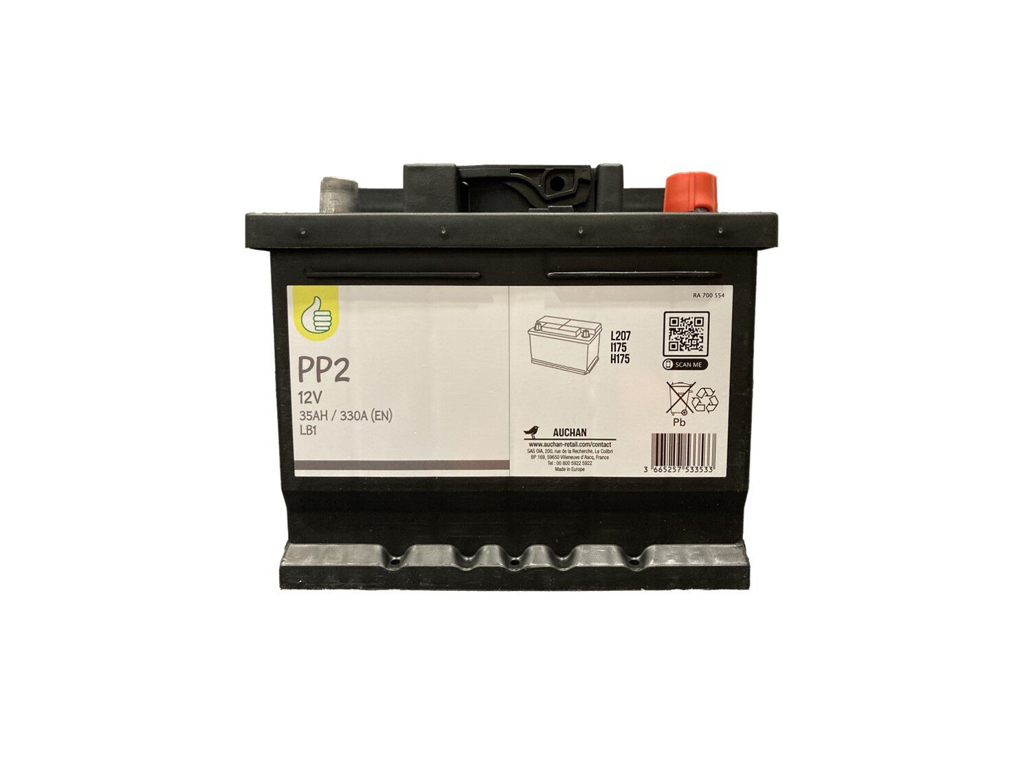 BATERIAS AUTO POLEGAR PP2 35AH/330A