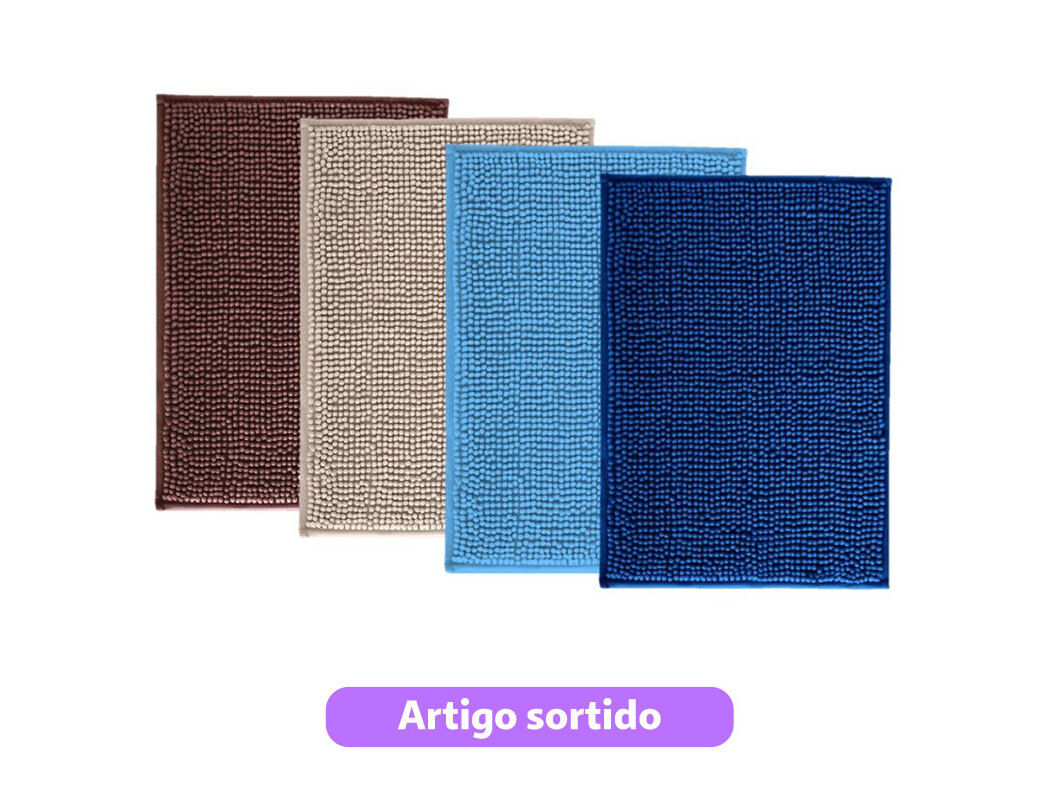 TAPETE WC PENICHE 40X60 CM CORES SORTIDAS