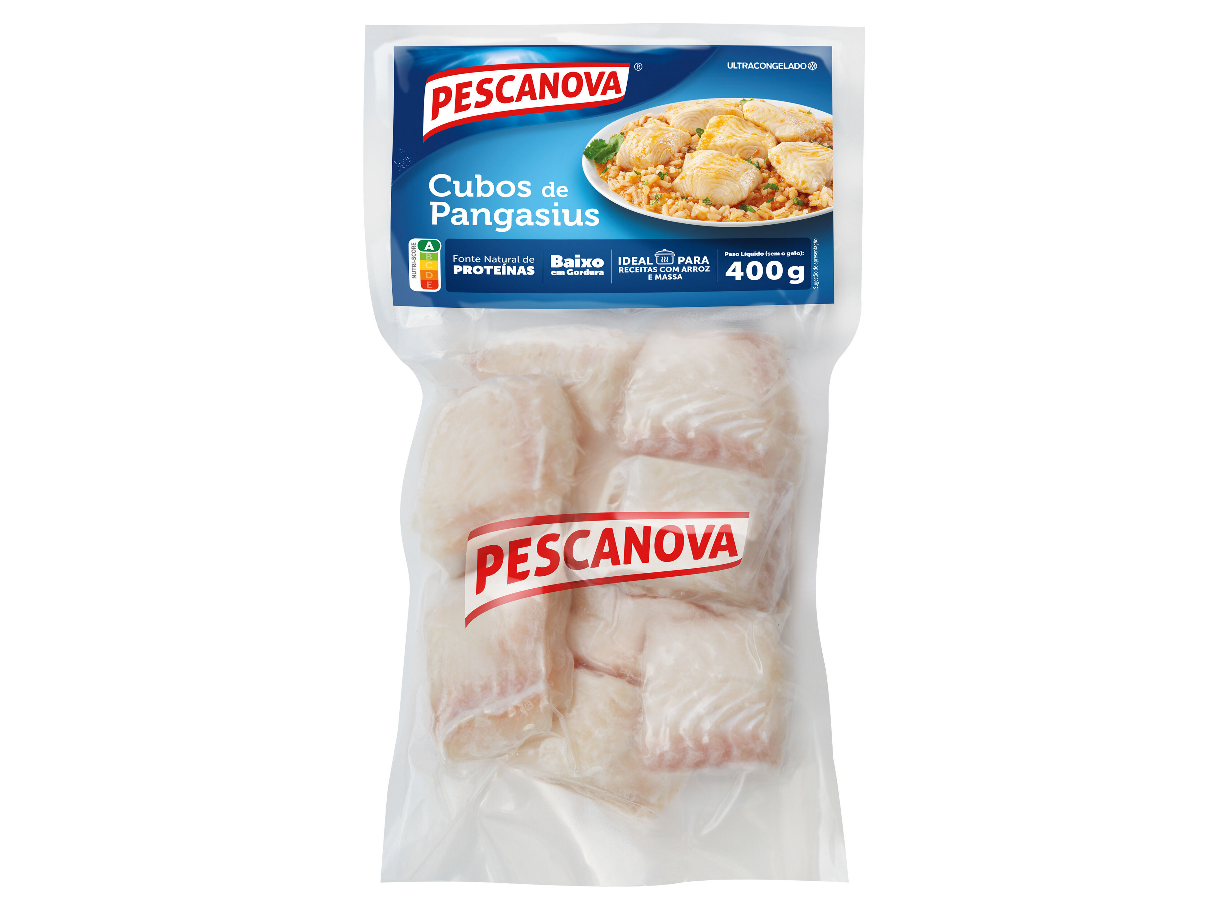 CUBOS DE PANGASIUS PESCANOVA 400G