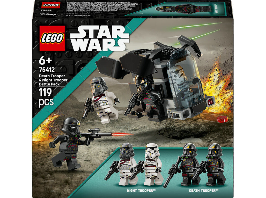 PACK DE BATALHA SOLDADO DA MORTE E SOLDADO DA NOITE LEGO STAR WARS TM 75412 image number 0