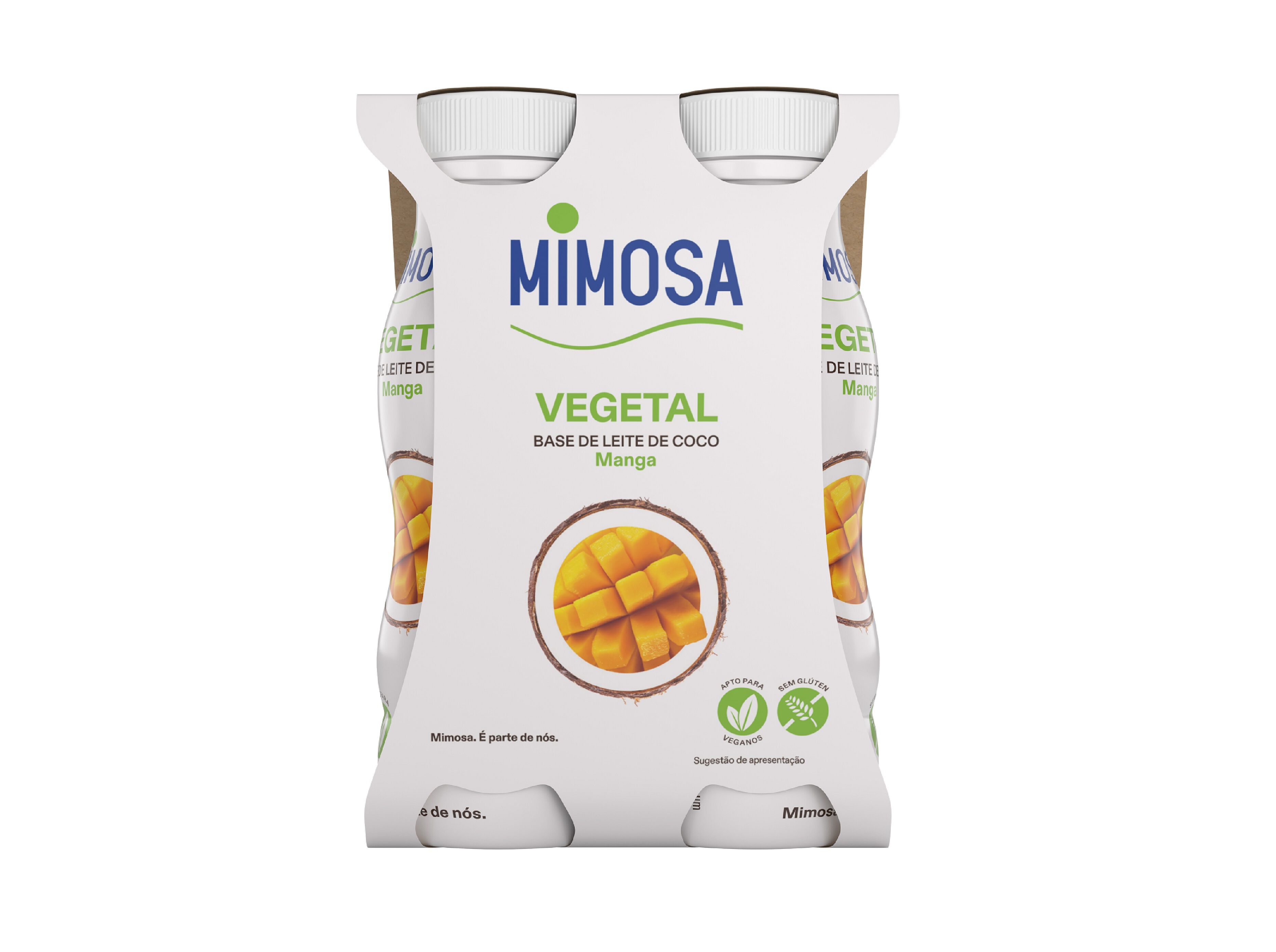 LEITE COCO FERMENTADO MIMOSA LIQUIDO MANGA 4X151ML image number 1