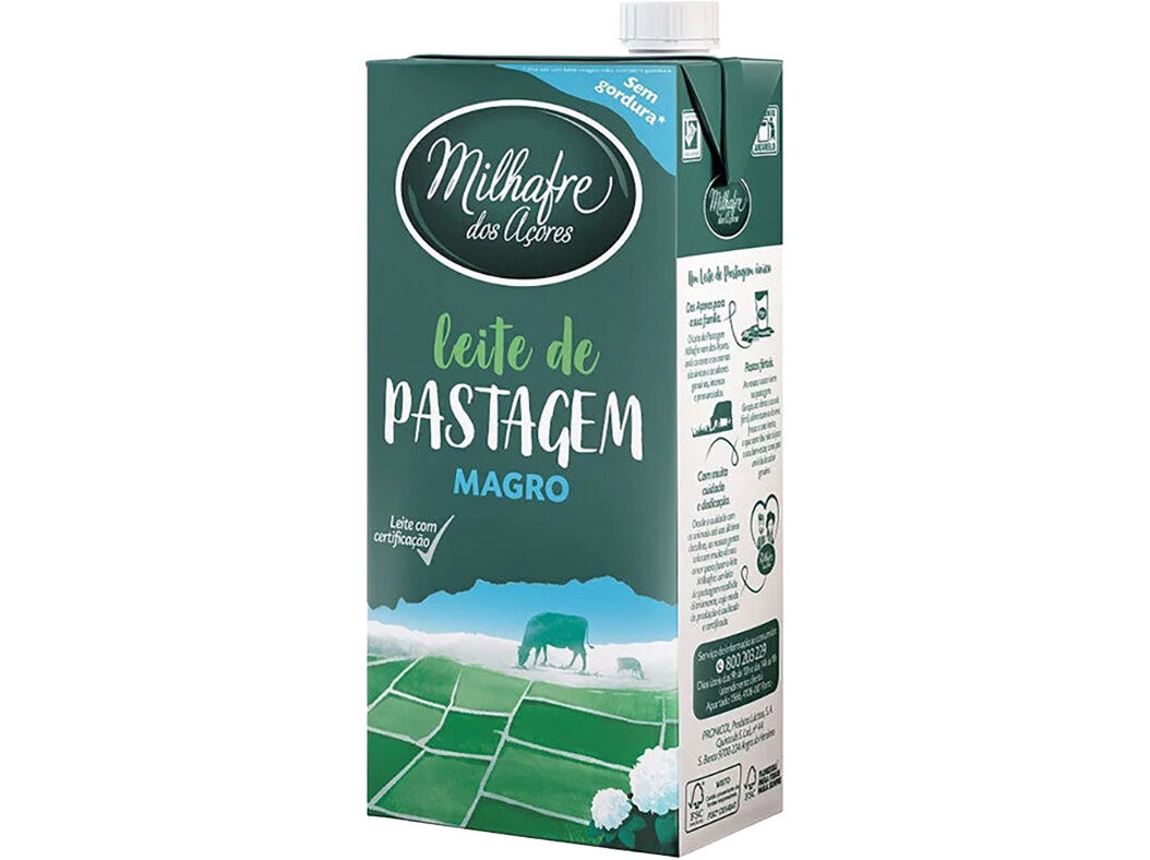 LEITE DE PASTAGEM MILHAFRE MAGRO 1L