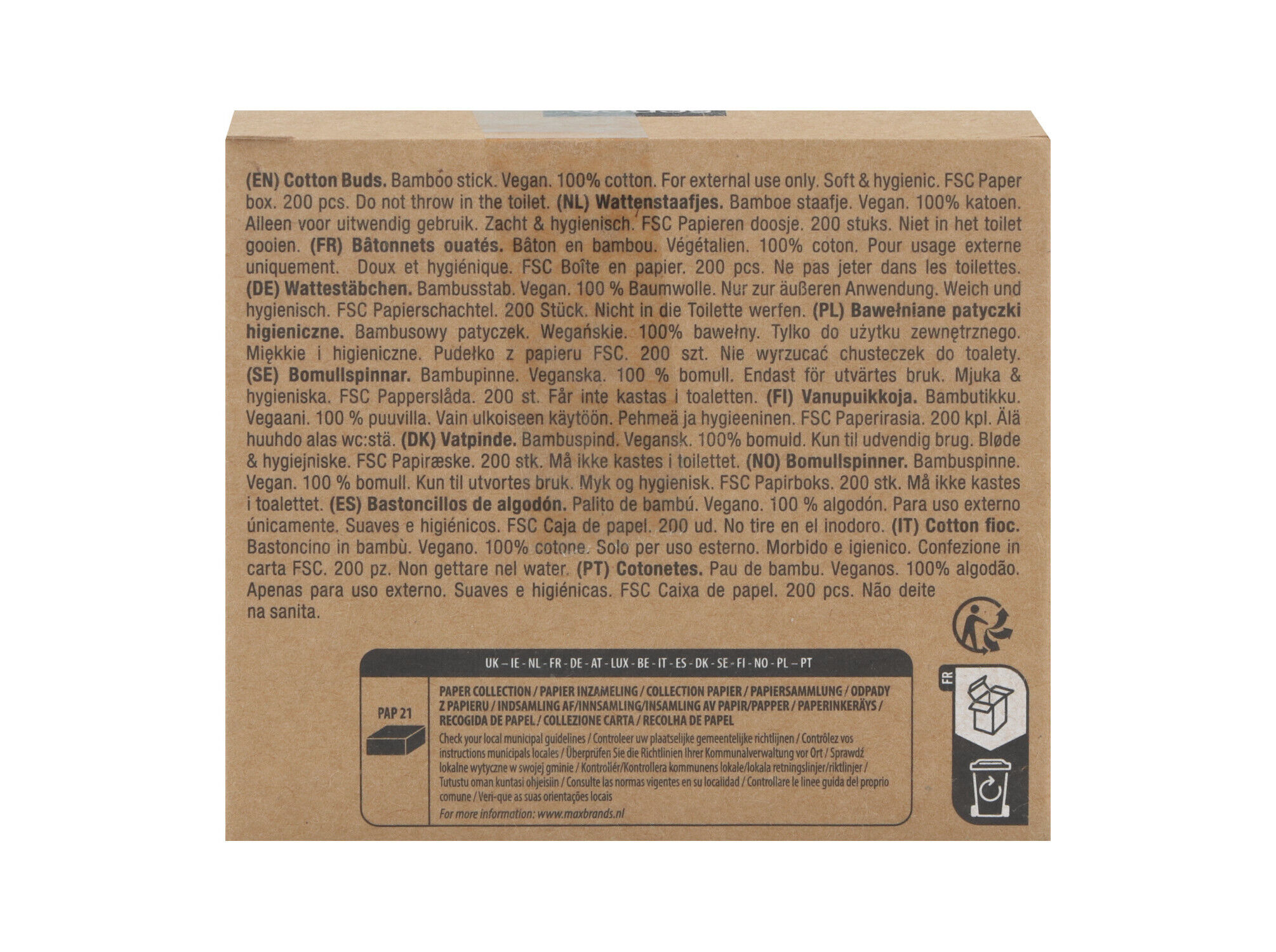 COTONETES SENCE BAMBU 200UN image number 2